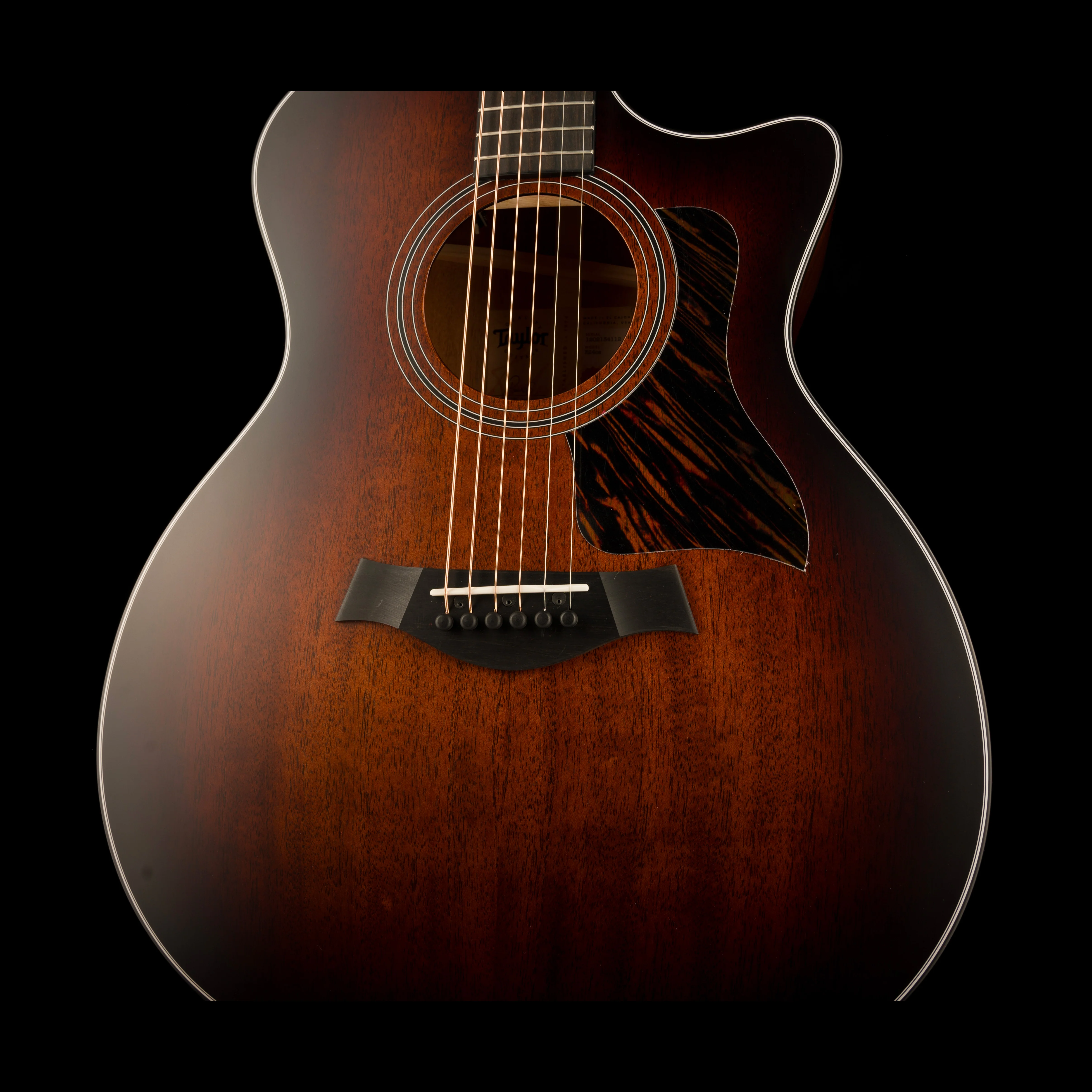 Taylor 324ce Grand Auditorium Acoustic Electric Guitar Shaded Edgeburst With Case - Serial # 1202134112  - Demo - Image 12