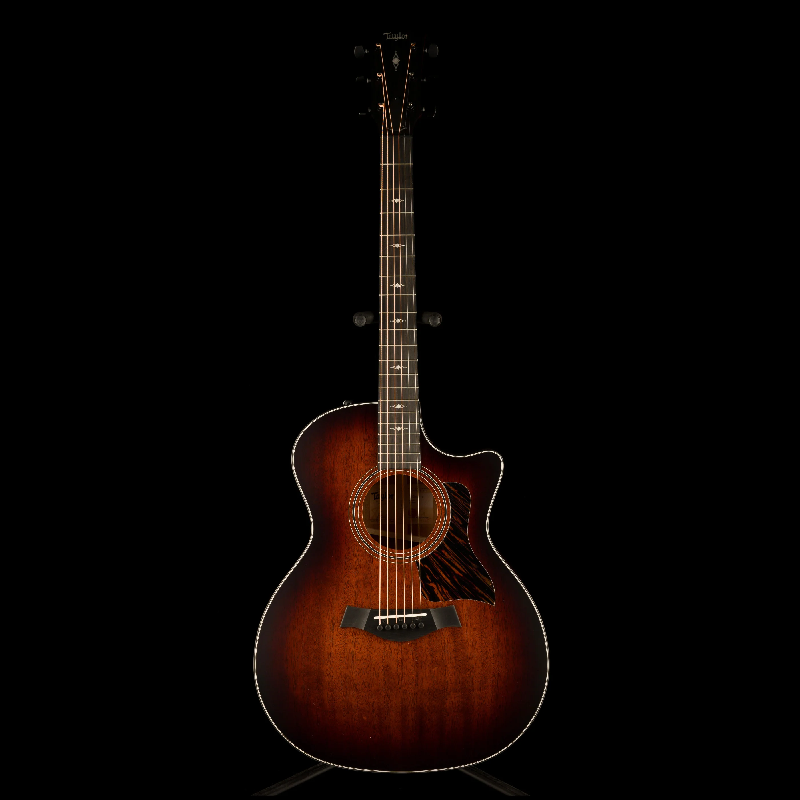 Taylor 324ce Grand Auditorium Acoustic Electric Guitar Shaded Edgeburst With Case - Serial # 1202134112  - Demo - Image 3