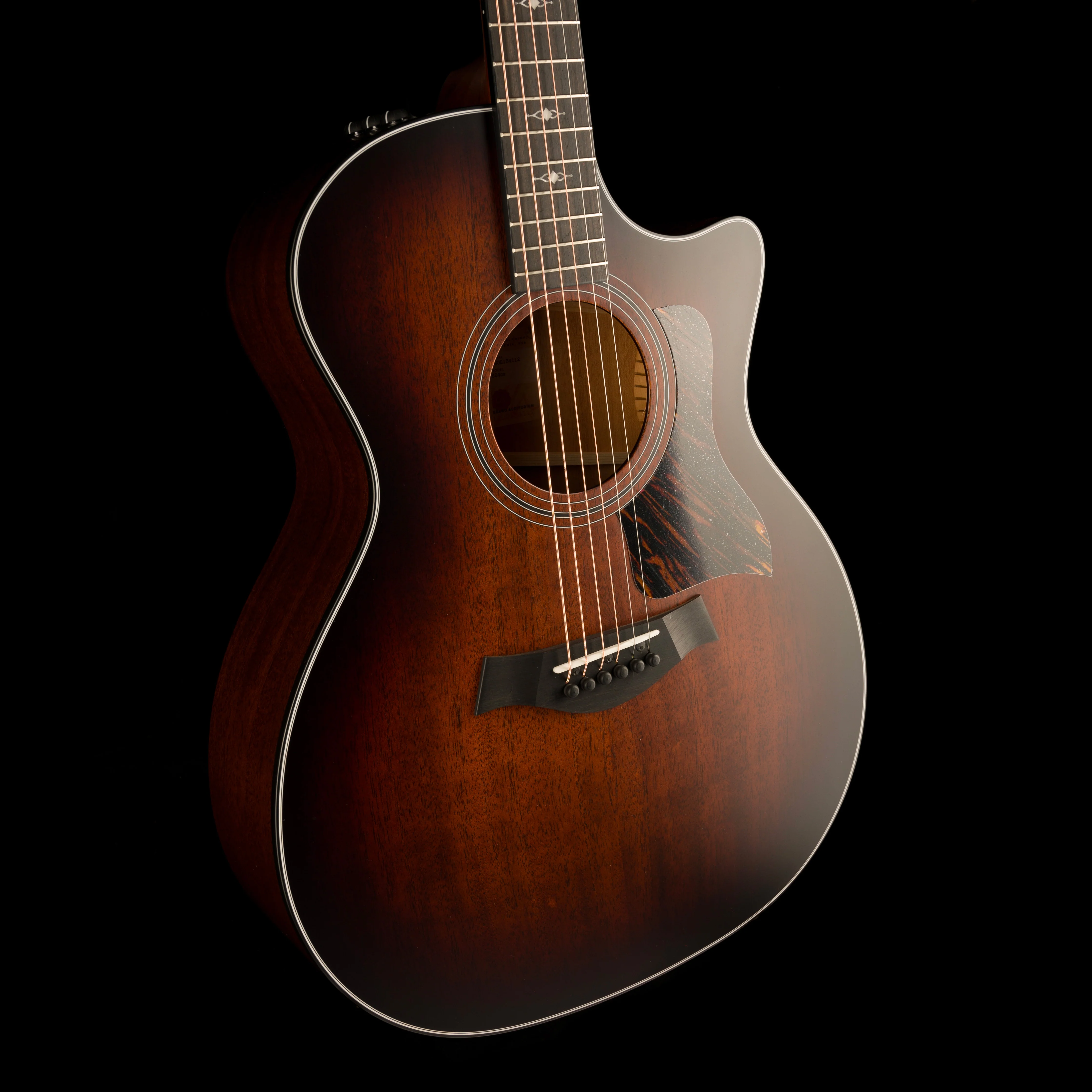 Taylor 324ce Grand Auditorium Acoustic Electric Guitar Shaded Edgeburst With Case - Serial # 1202134112  - Demo - Image 5