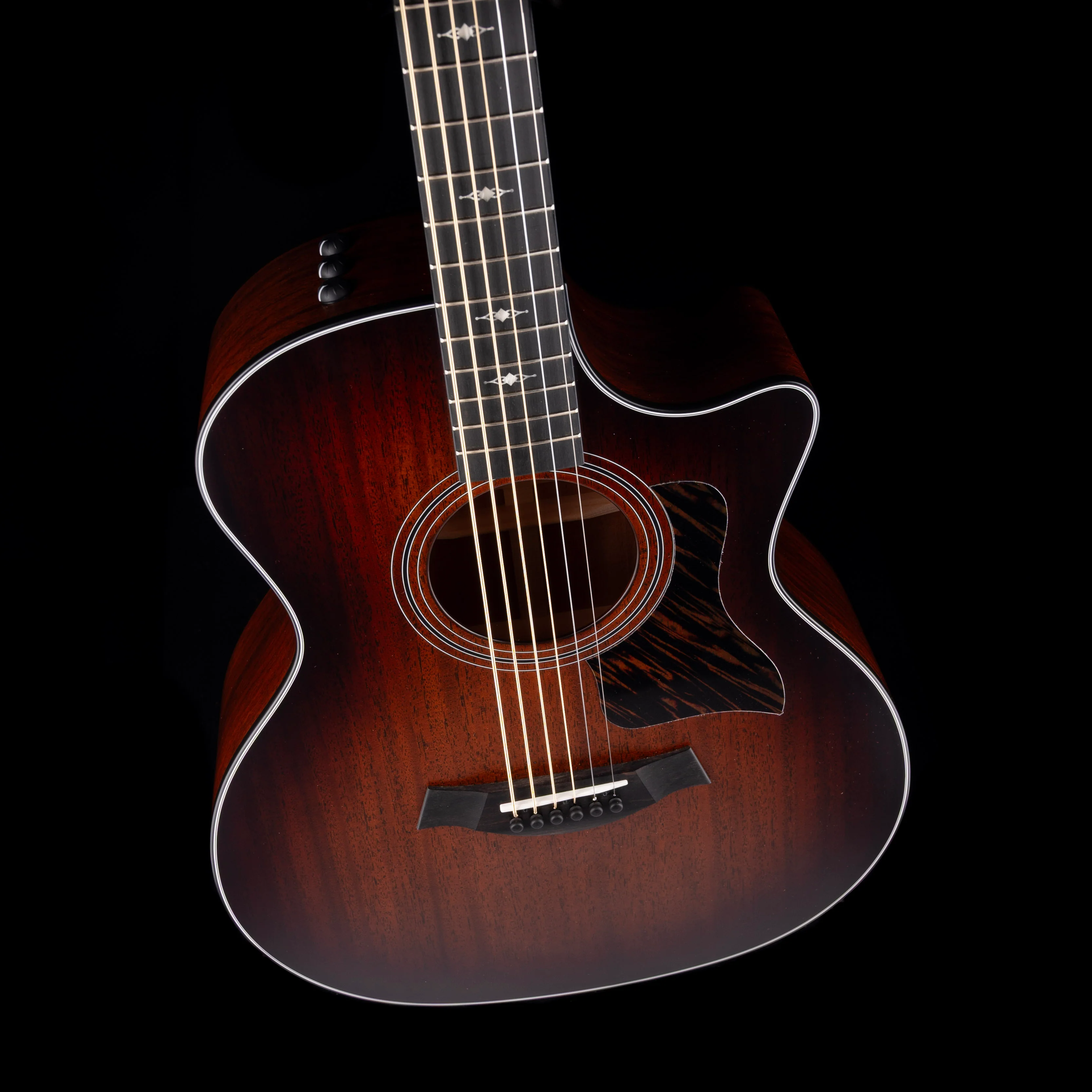 Taylor 324ce Baritone-6 LTD Shaded Edgeburst with Case - Image 4