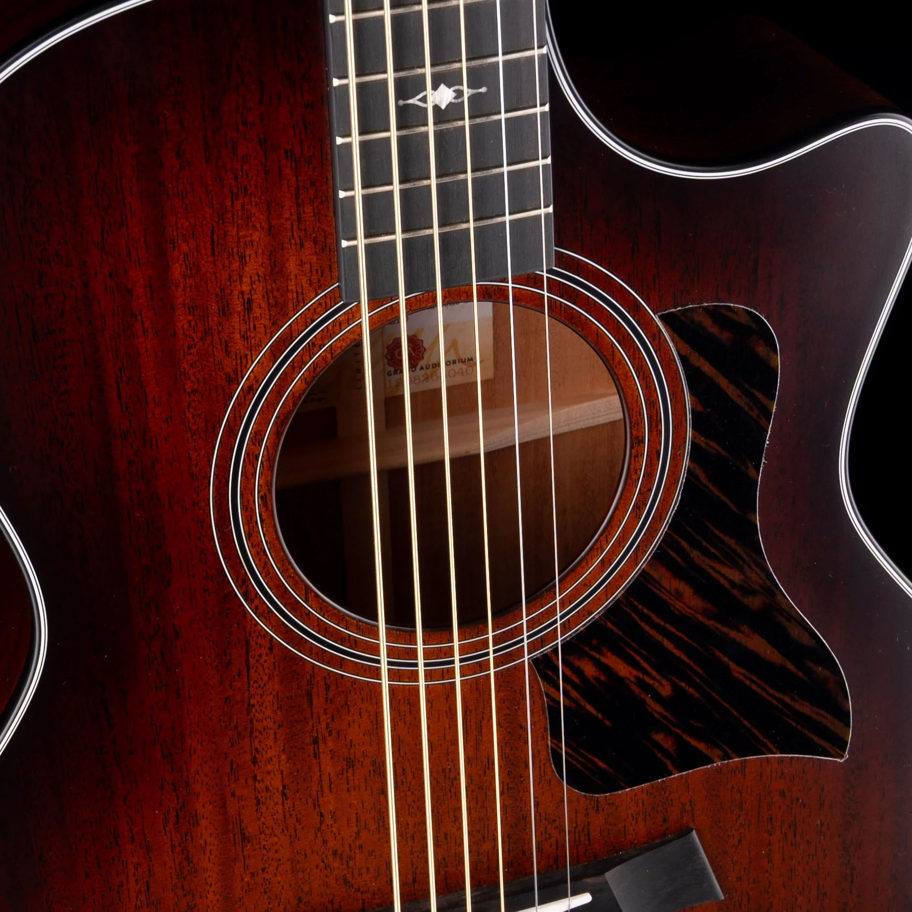 Taylor 324ce Baritone-6 LTD Shaded Edgeburst with Case - Image 5