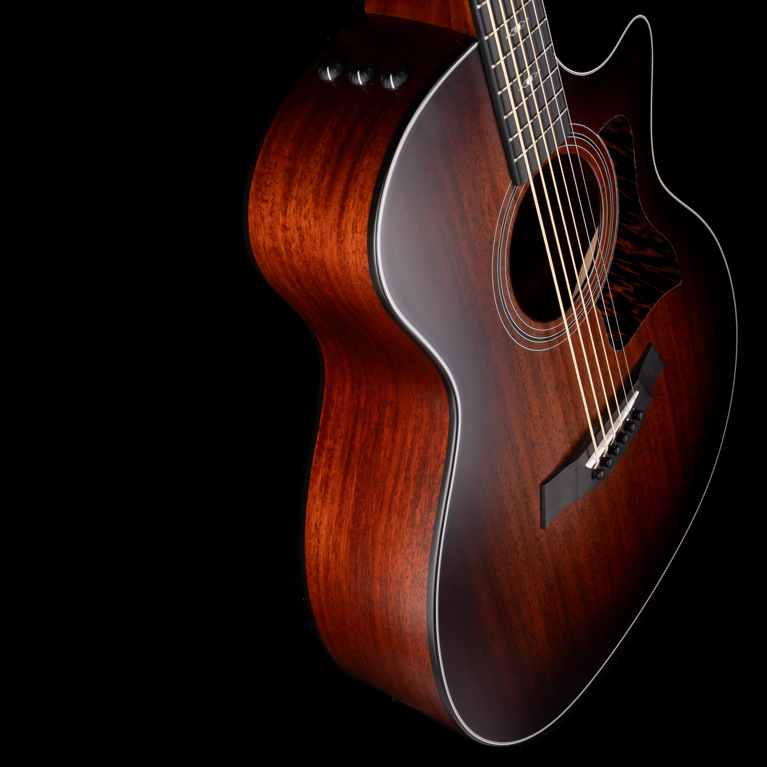 Taylor 324ce Baritone-6 LTD Shaded Edgeburst with Case - Image 6