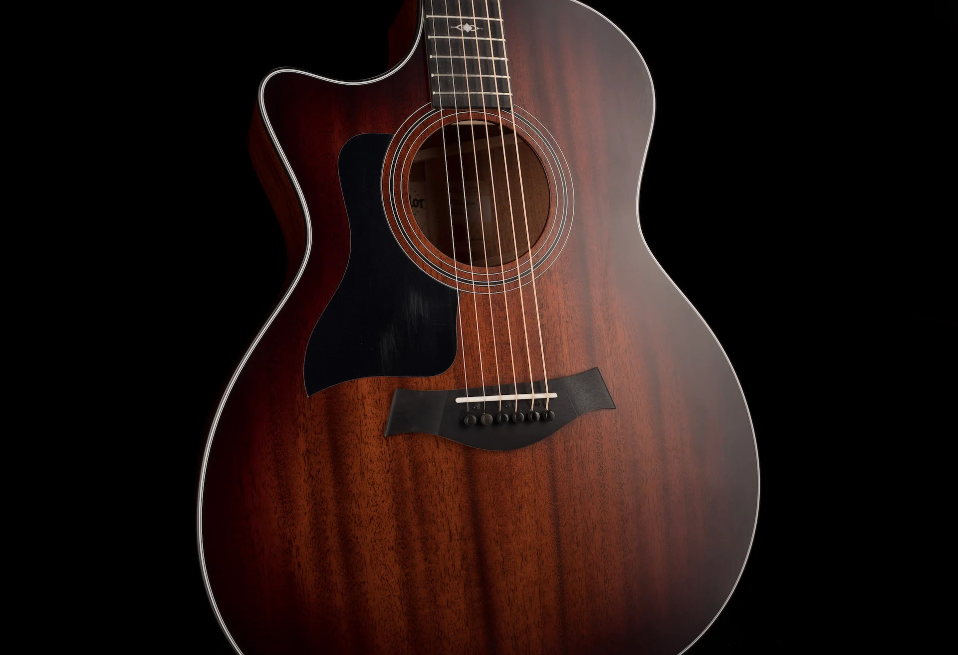 Taylor 324ce LH Left-Handed Acoustic Electric Guitar - Sunburst With Case - Image 7