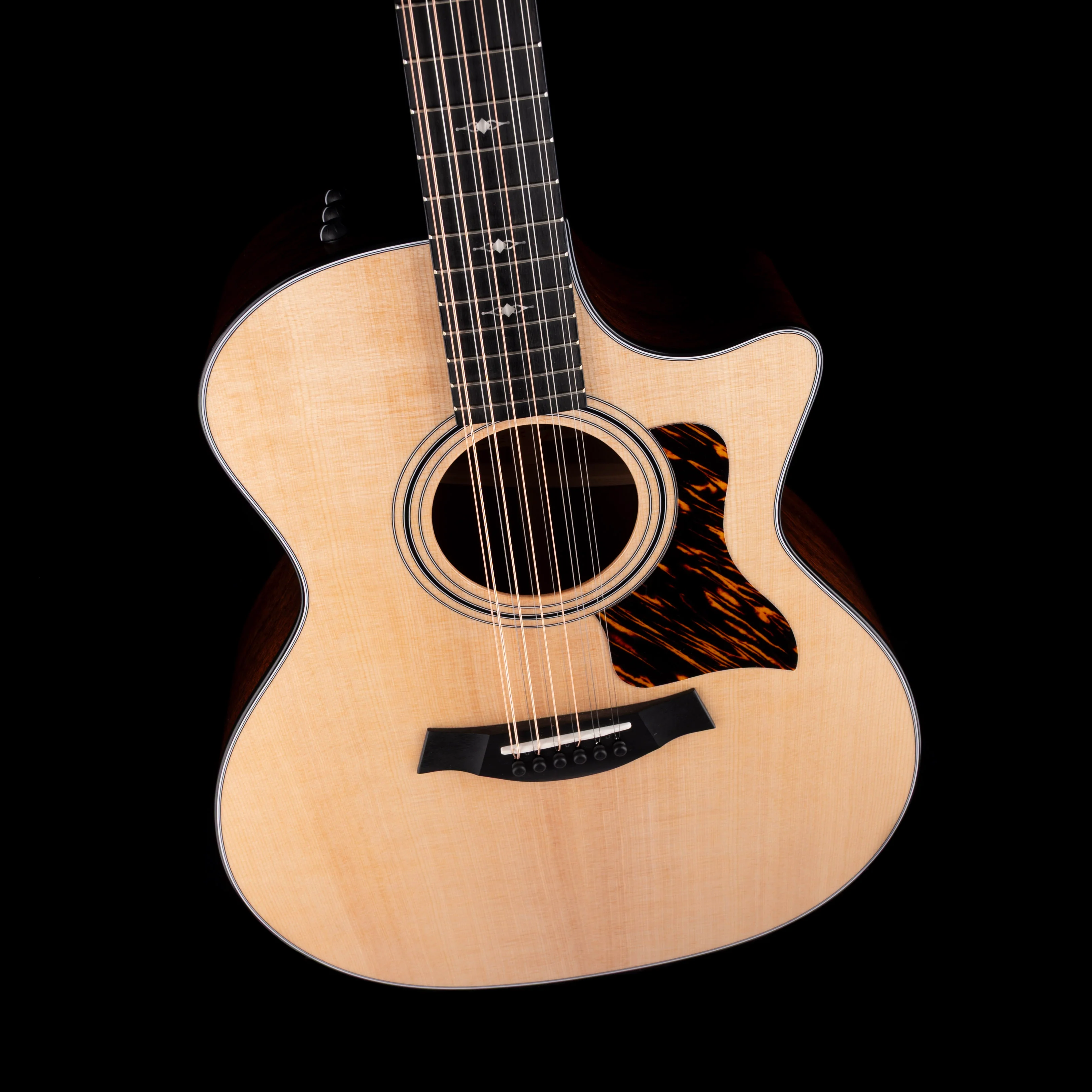 Taylor 354ce Grand Auditorium 12-String Acoustic Electric Guitar Natural With Case - Image 4