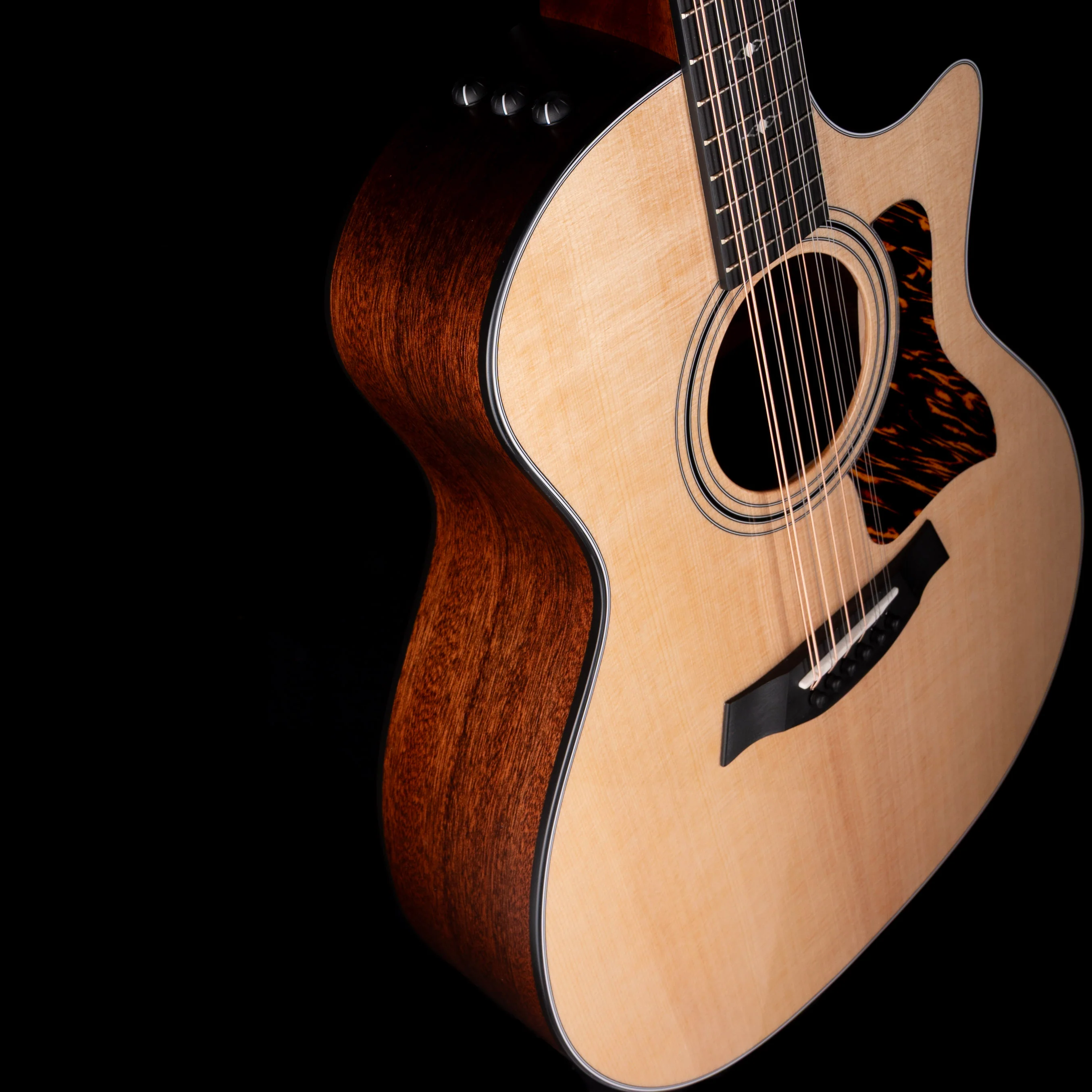 Taylor 354ce Grand Auditorium 12-String Acoustic Electric Guitar Natural With Case - Image 7