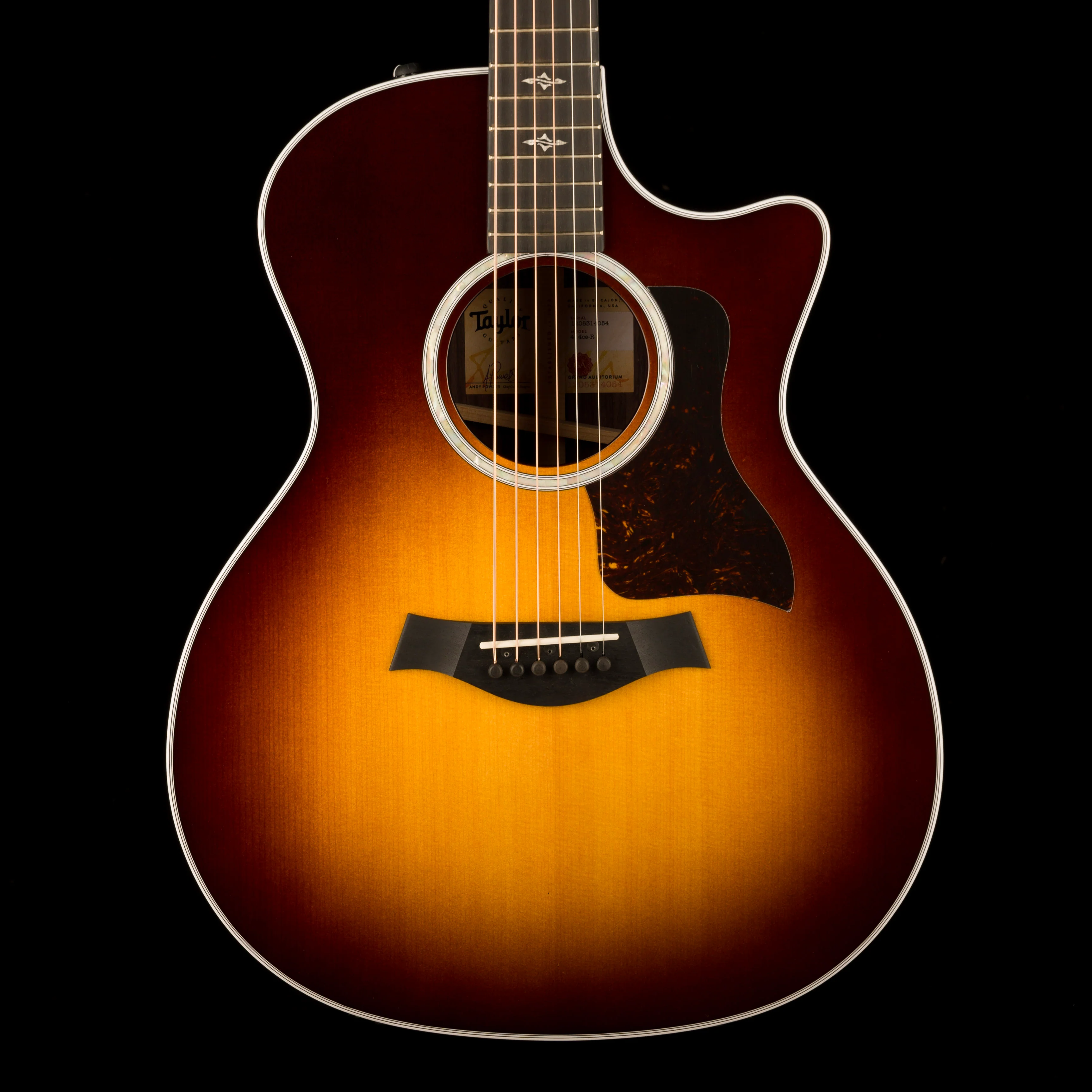 Taylor 414ce-R Tobacco Sunburst Acoustic Electric Guitar With Case - Demo Serial 1205314054 (2024)
