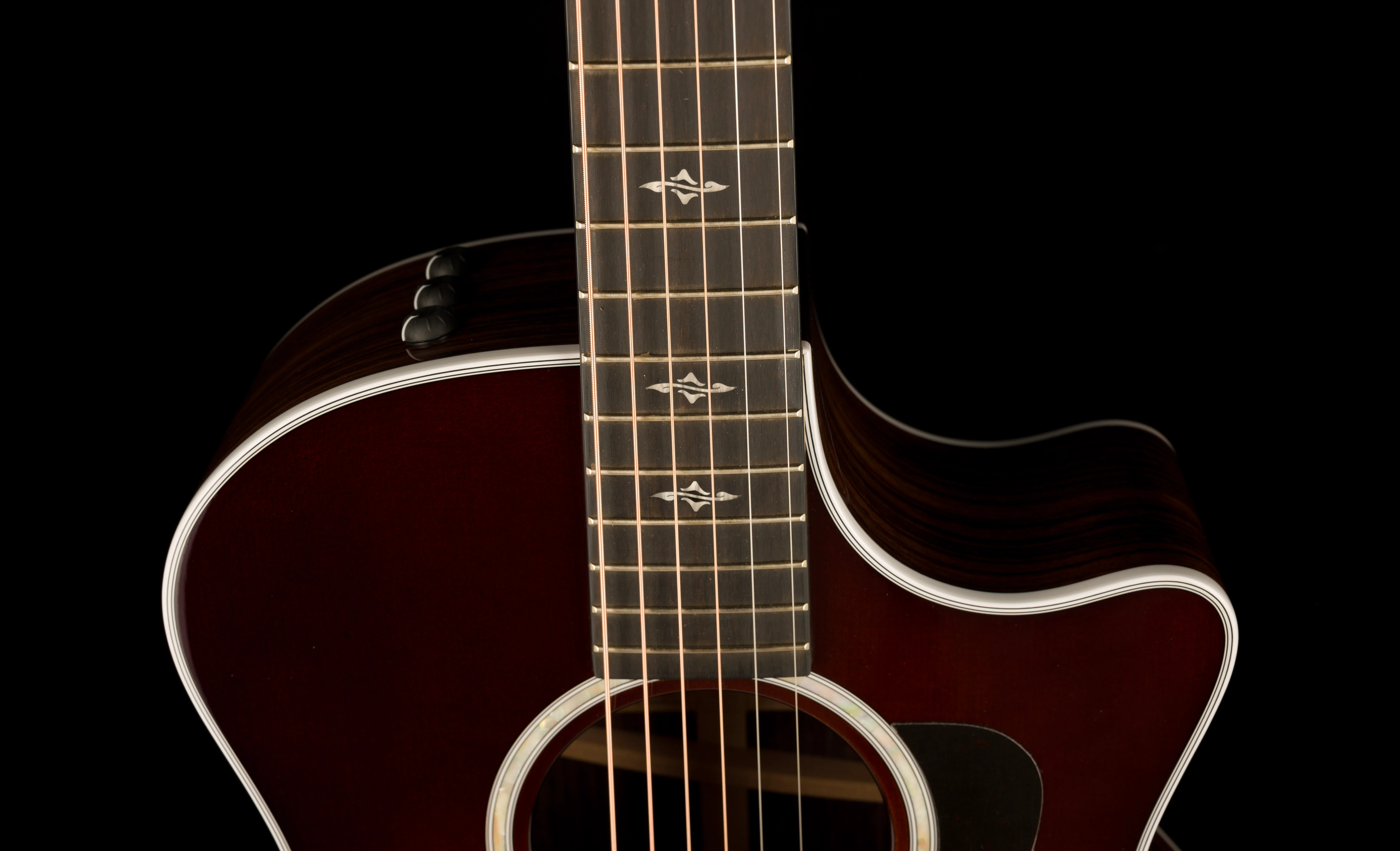Taylor 414ce-R Tobacco Sunburst Acoustic Electric Guitar With Case - Demo Serial 1205314054 (2024) - Image 4