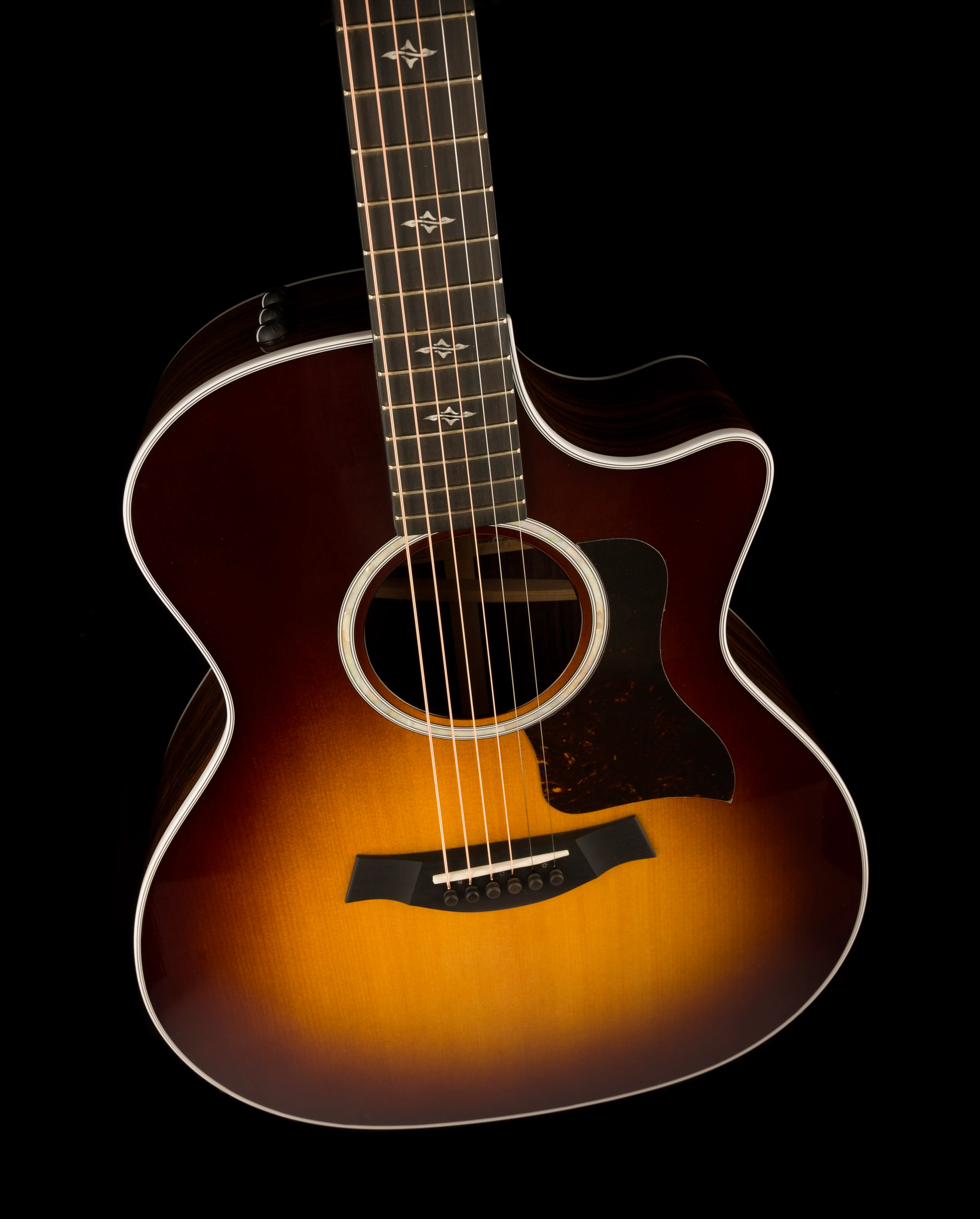 Taylor 414ce-R Tobacco Sunburst Acoustic Electric Guitar With Case - Demo Serial 1205314054 (2024) - Image 5