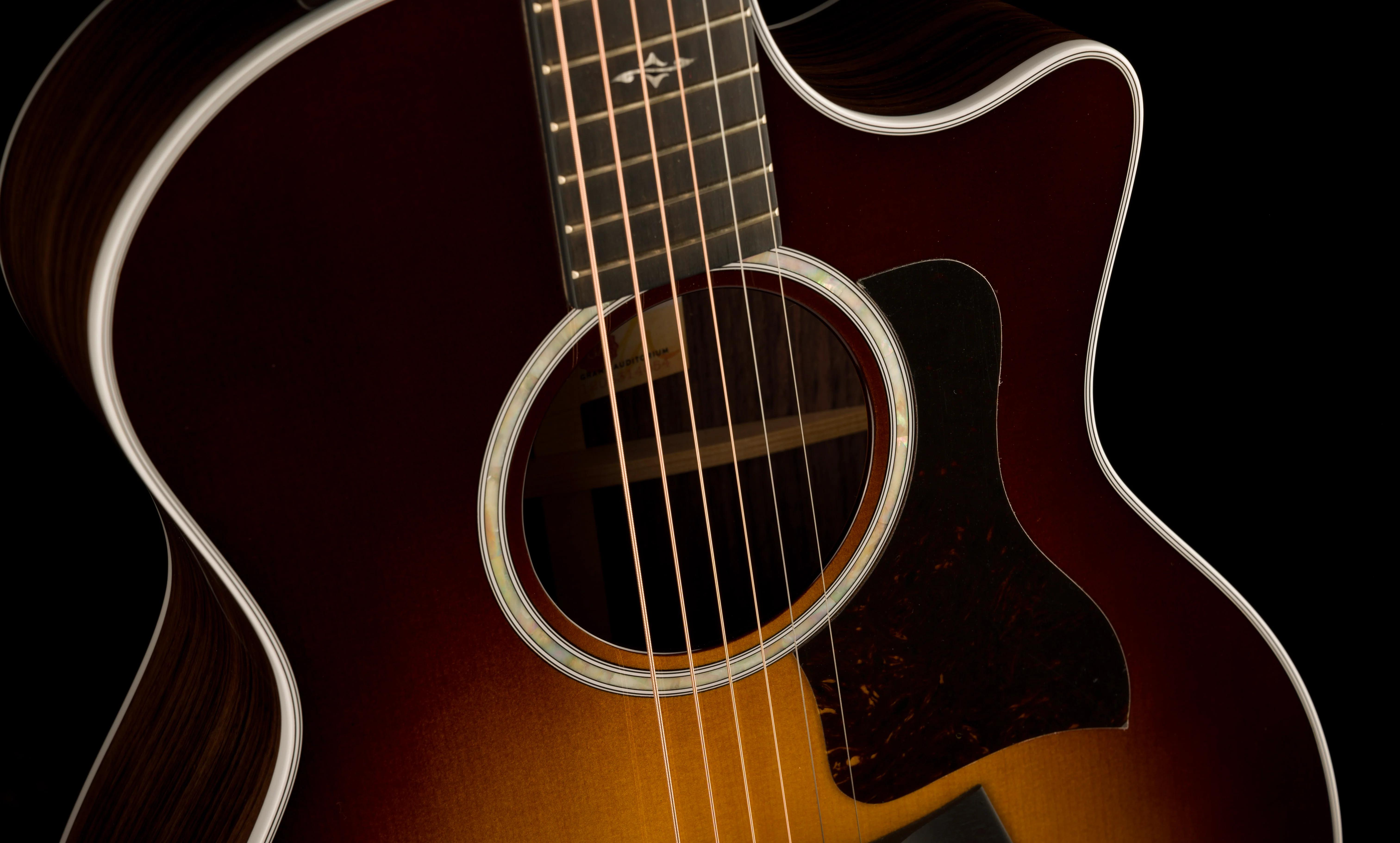 Taylor 414ce-R Tobacco Sunburst Acoustic Electric Guitar With Case - Demo Serial 1205314054 (2024) - Image 8