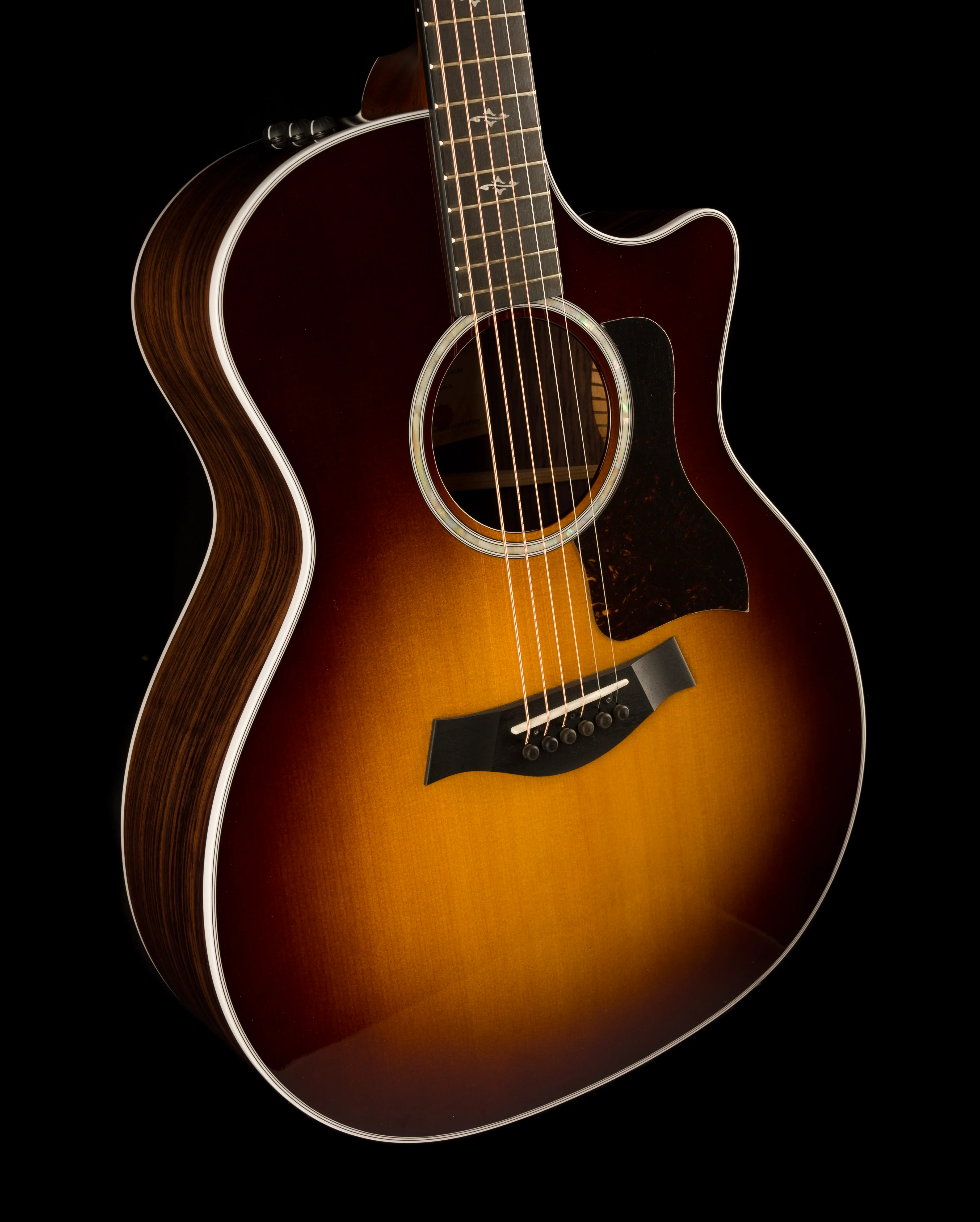 Taylor 414ce-R Tobacco Sunburst Acoustic Electric Guitar With Case - Demo Serial 1205314054 (2024) - Image 9