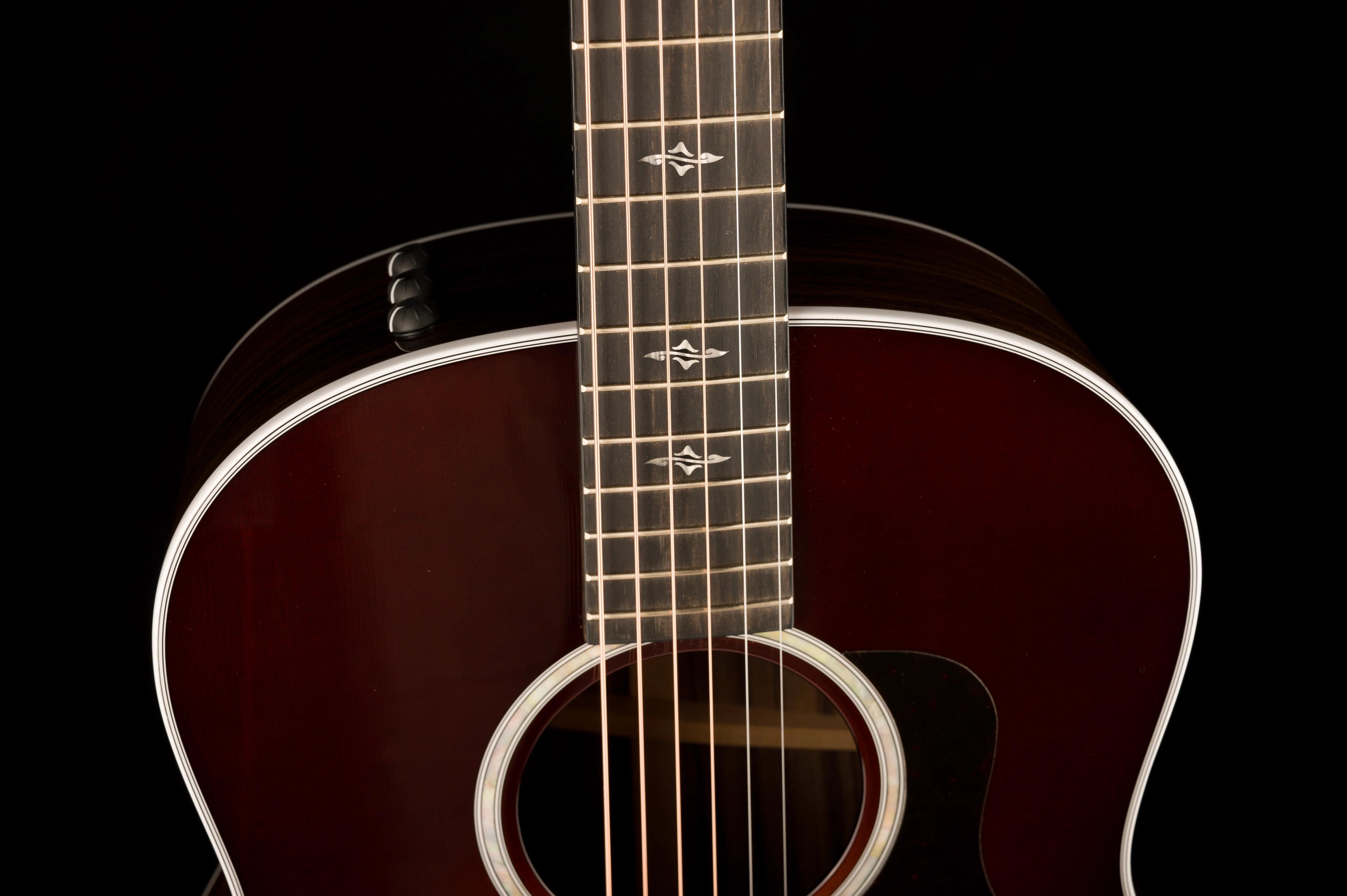 Taylor 417e-R Grand Pacific Indian Rosewood Acoustic Electric Guitar With Case - Image 4