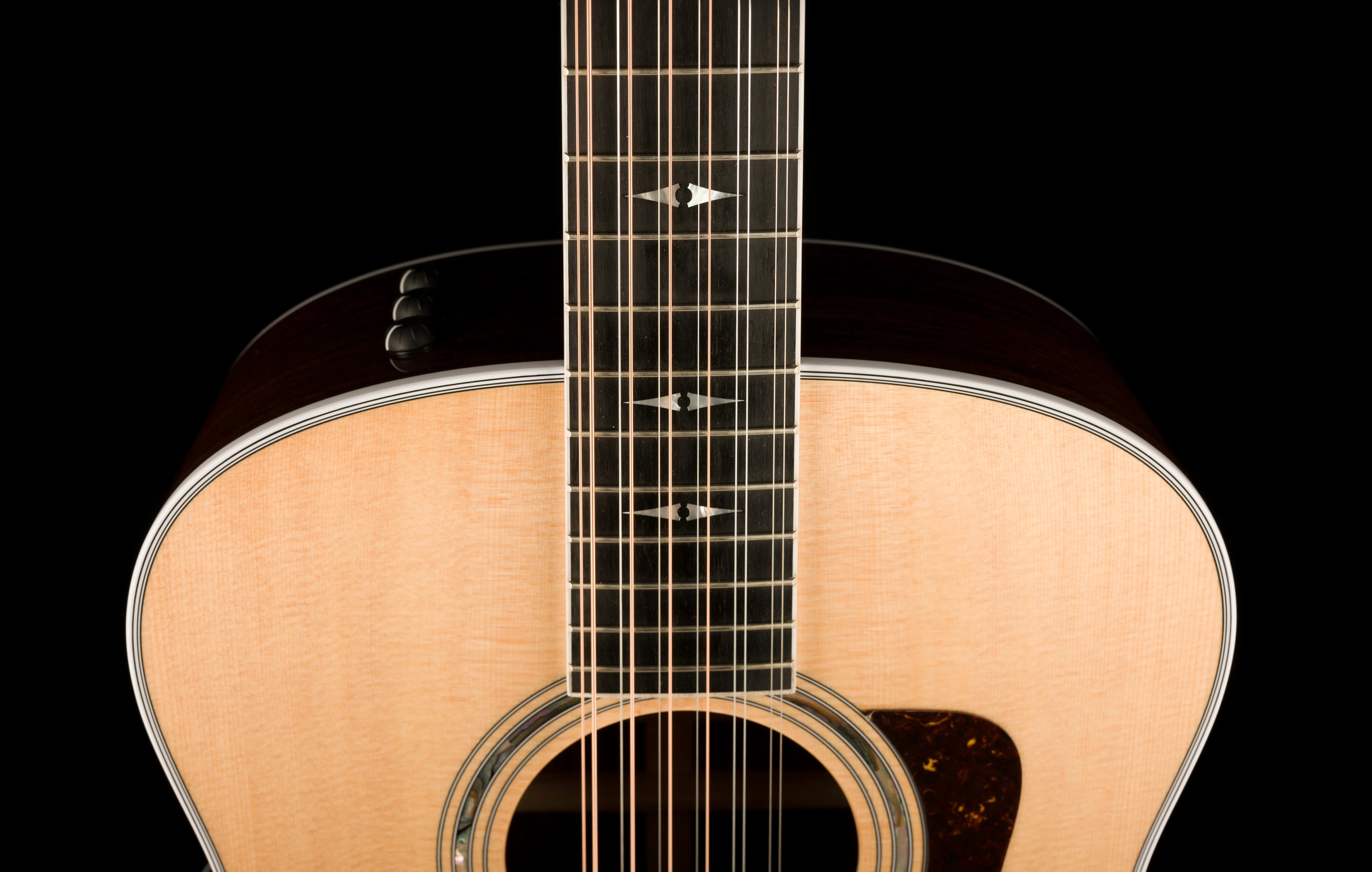 Taylor 50th Anniversary 858e LTD 12-String Natural Acoustic Electric Guitar With Case - Serial # 1204014120 - Image 4