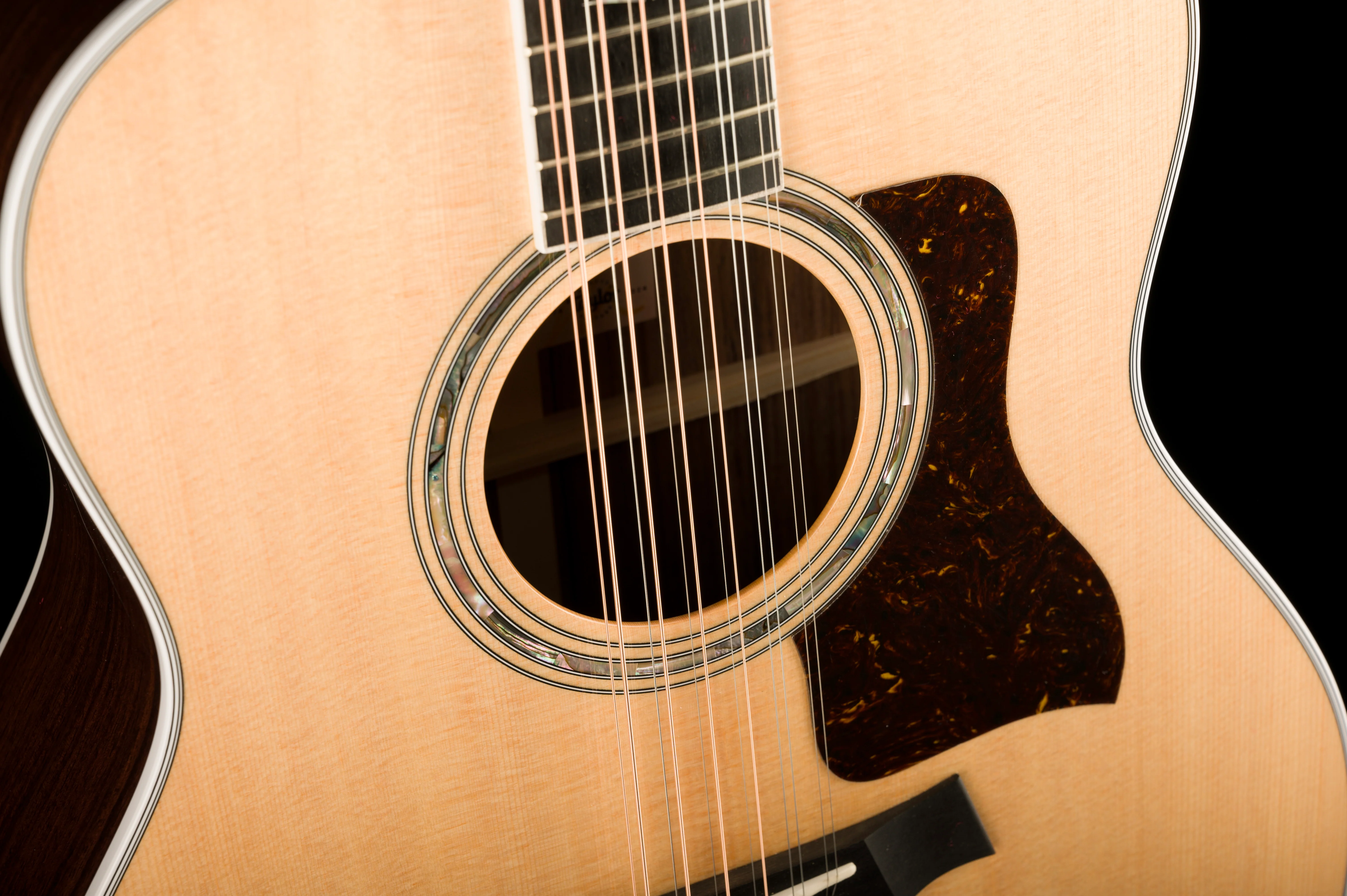 Taylor 50th Anniversary 858e LTD 12-String Natural Acoustic Electric Guitar With Case - Serial # 1204014120 - Image 8
