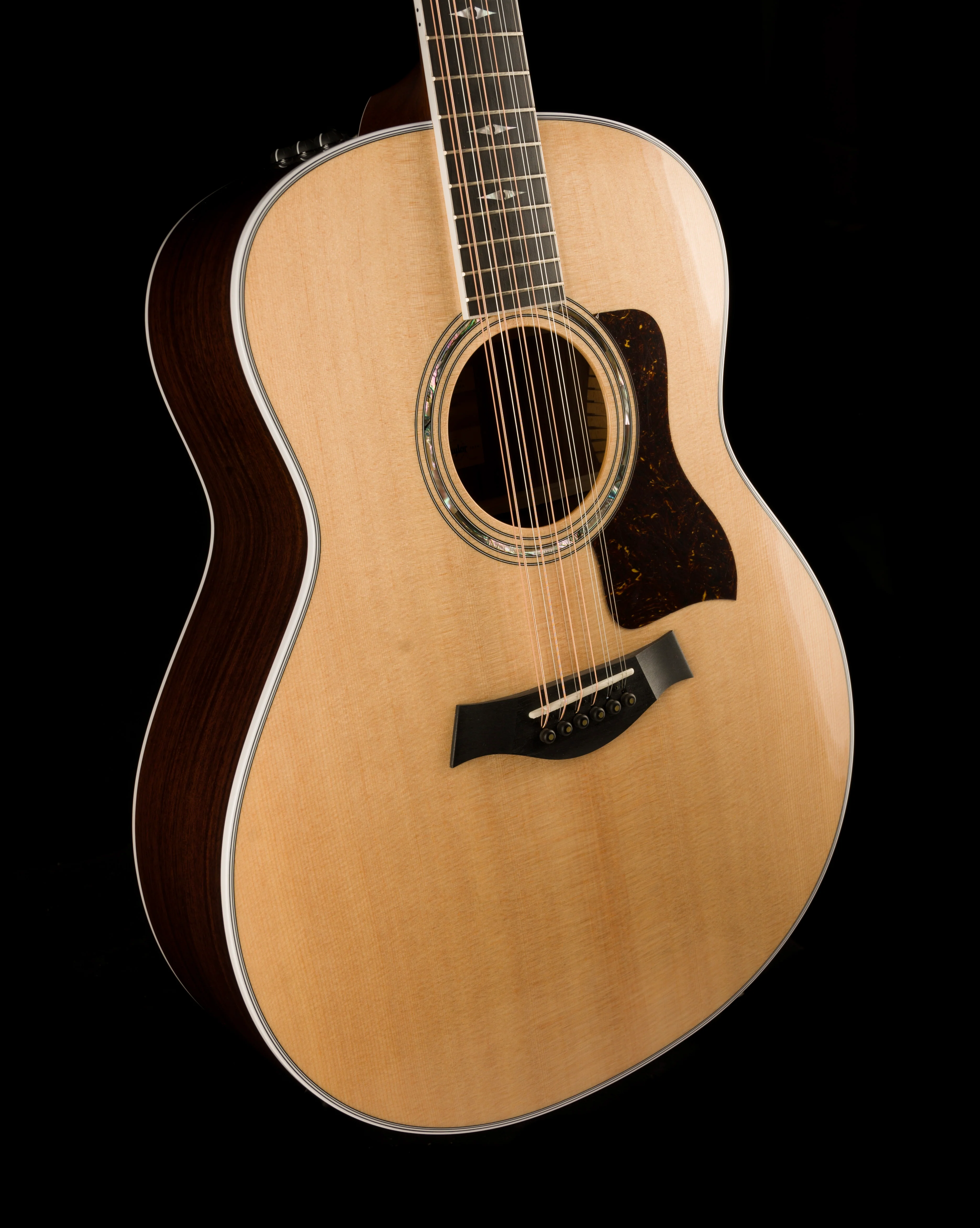 Taylor 50th Anniversary 858e LTD 12-String Natural Acoustic Electric Guitar With Case - Serial # 1204014120 - Image 9