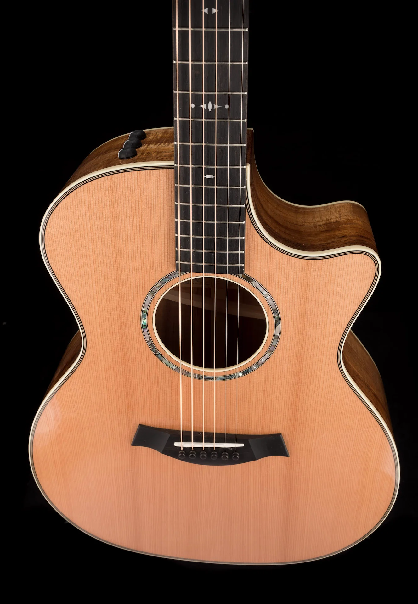 Taylor 514ce LTD Blackwood and Cedar Top (2022) Acoustic Electric Guitar With Case - Serial # 1205272172 - Image 4