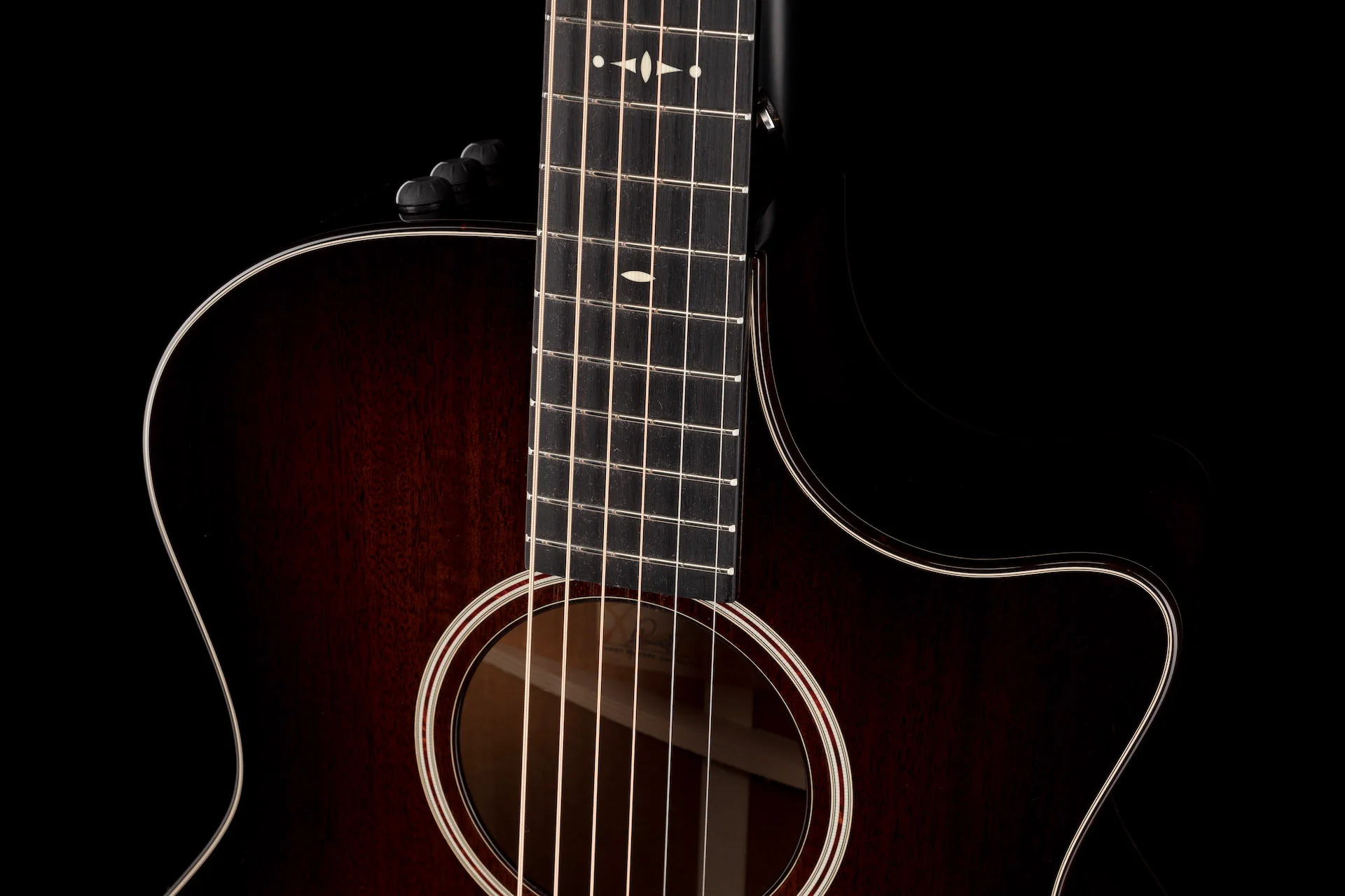Taylor 524ce Acoustic Sunburst Electric Guitar With Case - Image 3