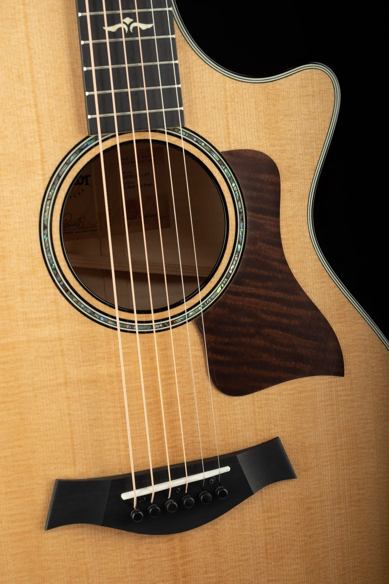 Taylor 612ce 12-Fret Grand Concert 12 Fret Acoustic Electric Guitar Sitka Spruce top With Case - Image 6