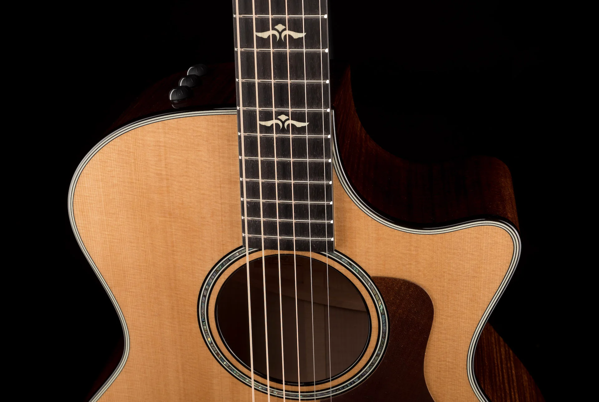 Taylor 614ce Acoustic Electric Guitar With Case - Image 3