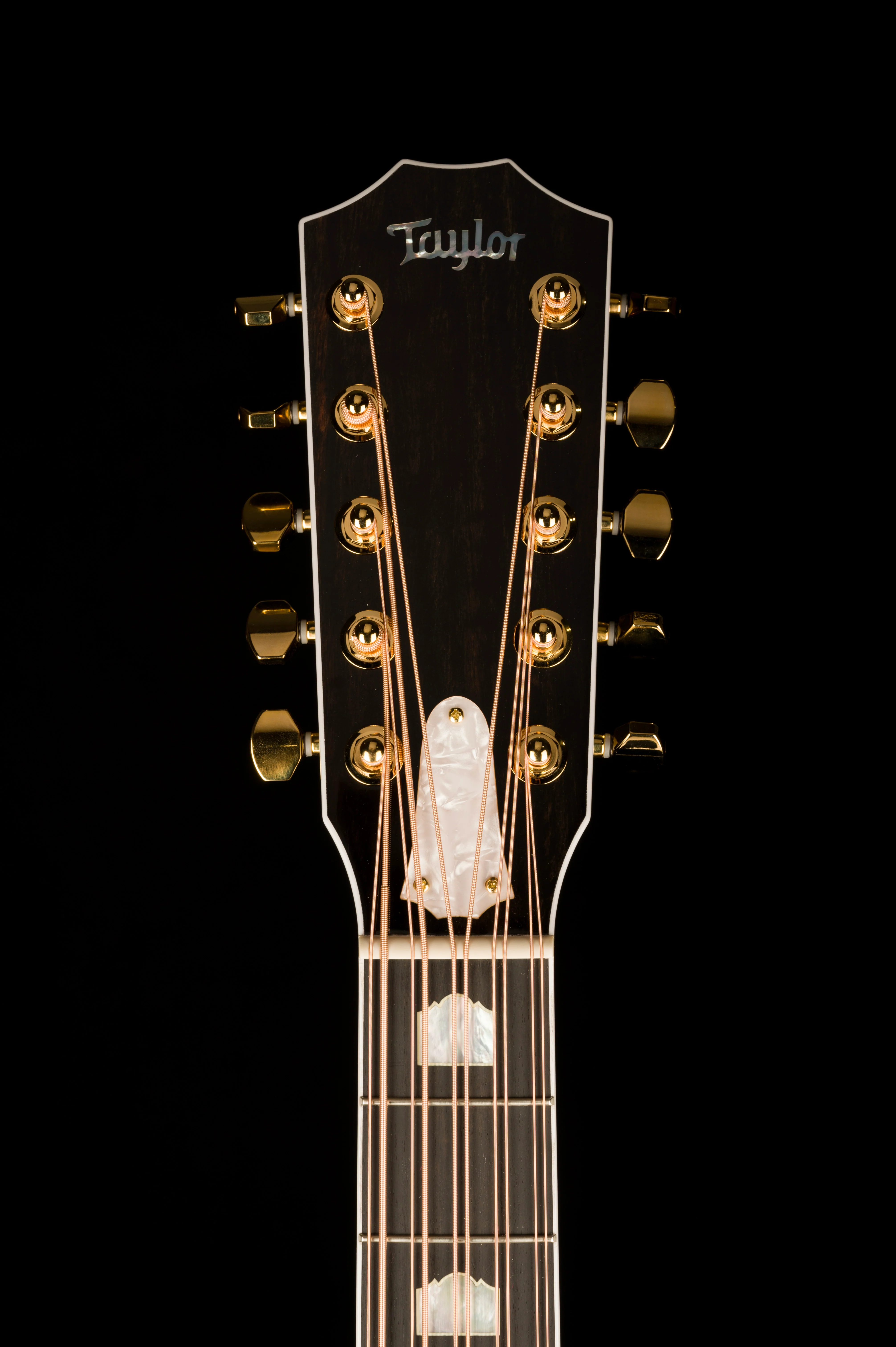 Taylor 657ce Bajo Quinto Big Leaf Maple Acoustic-Electric Guitar - Black - Image 14