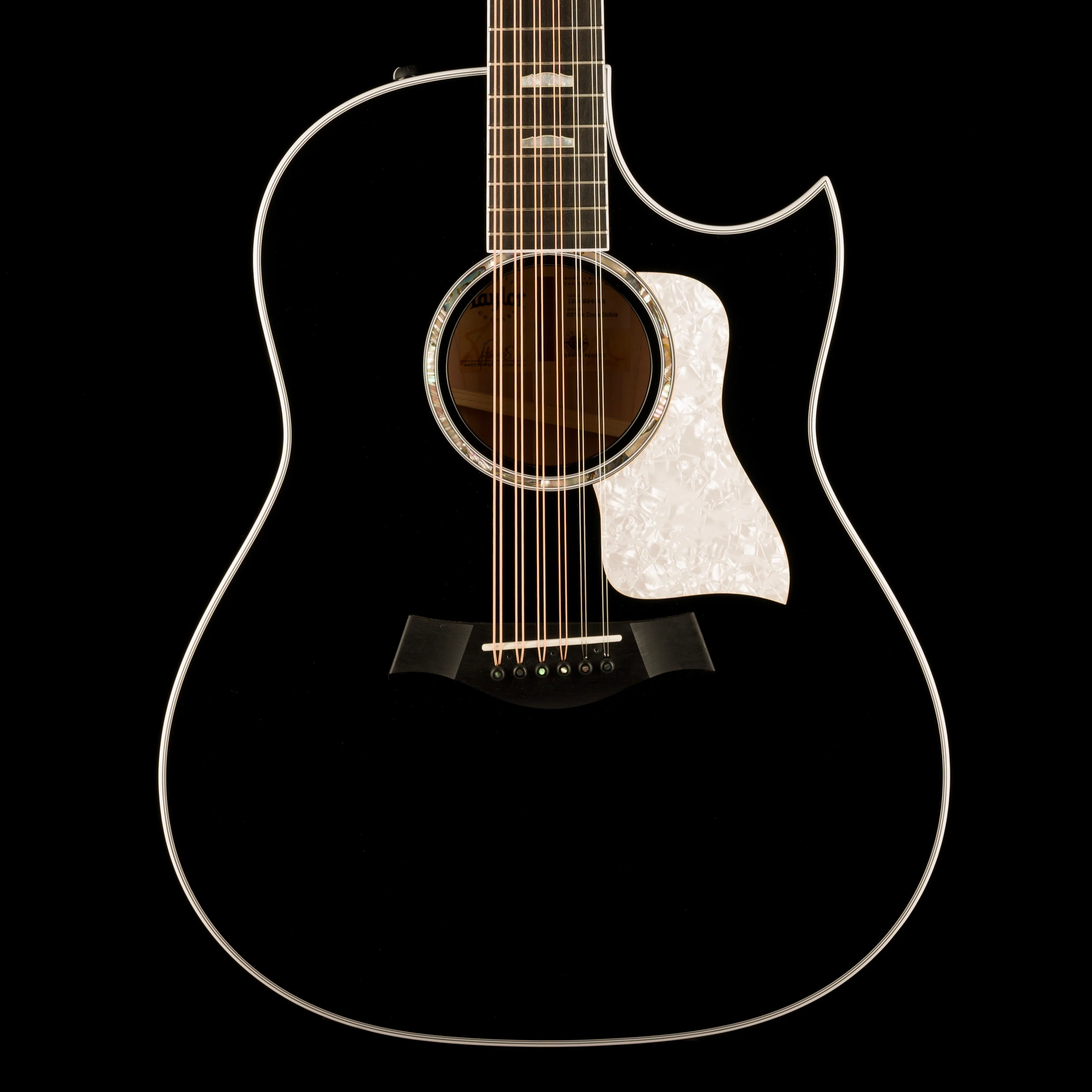 Taylor 657ce Doce Doble Big Leaf Maple Black Acoustic-Electric Guitar With Case - Demo Serial 1205294062 (2024)