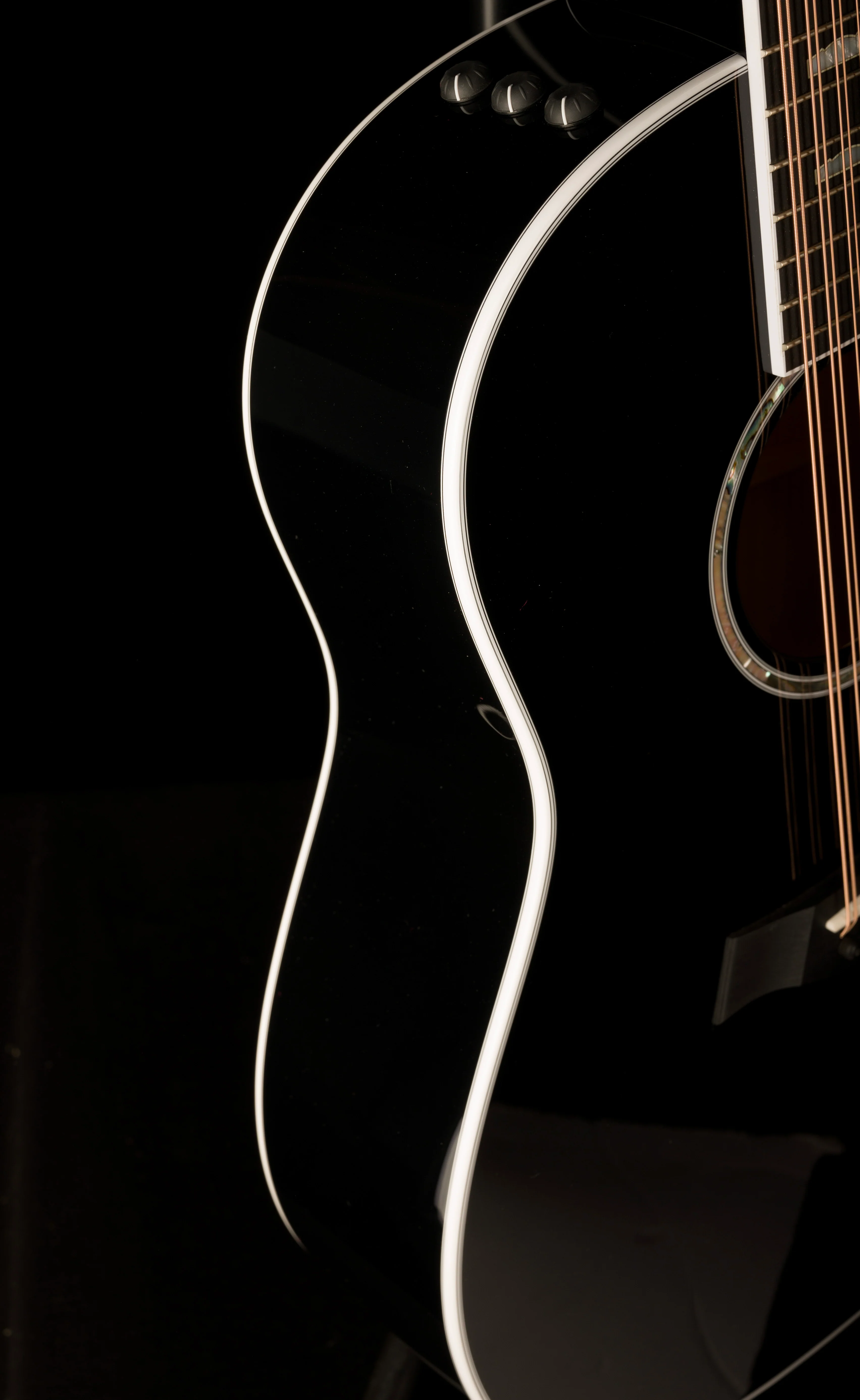Taylor 657ce Doce Doble Big Leaf Maple Black Acoustic-Electric Guitar With Case - Demo Serial 1205294062 (2024) - Image 10