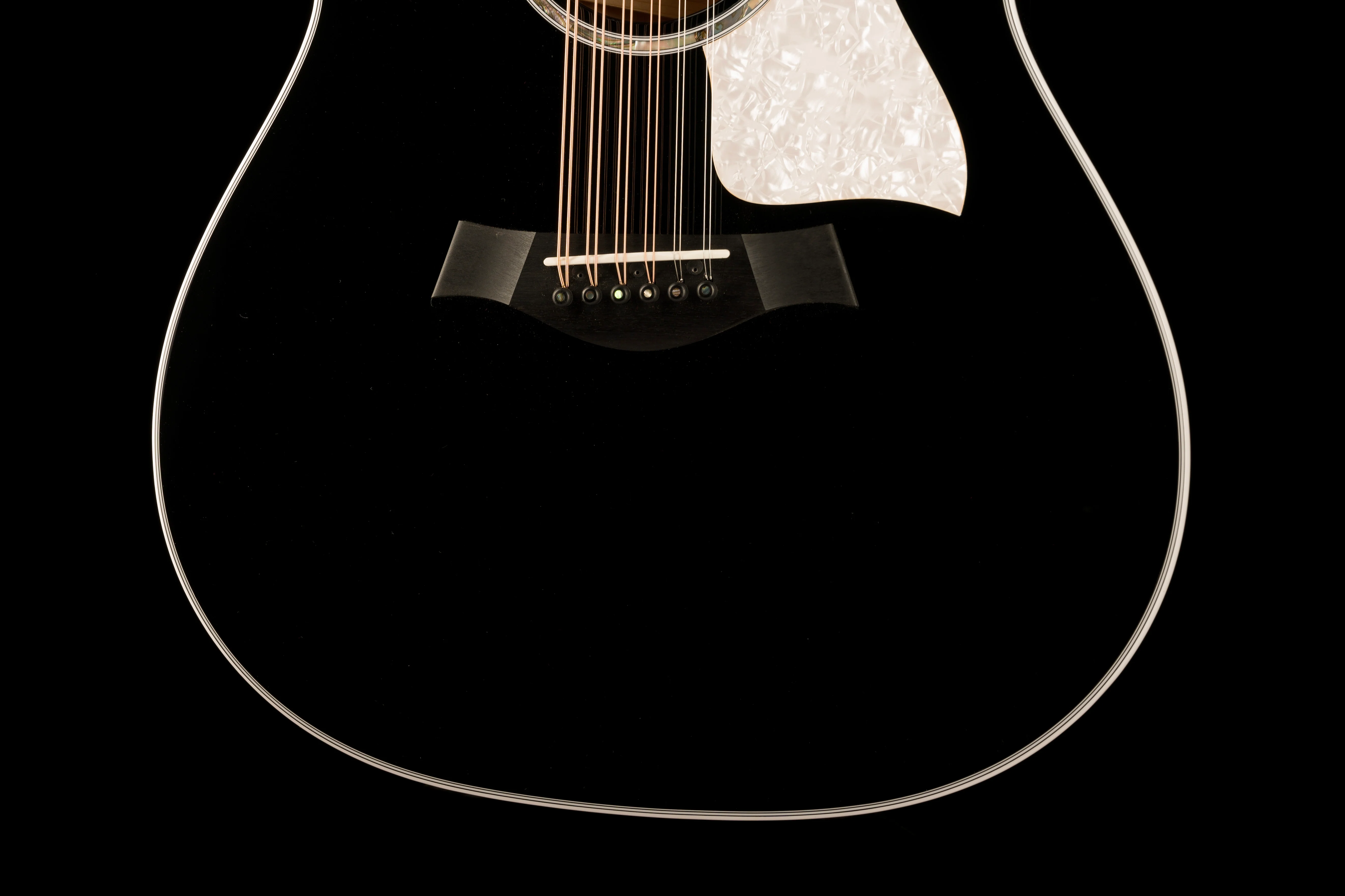 Taylor 657ce Doce Doble Big Leaf Maple Black Acoustic-Electric Guitar With Case - Demo Serial 1205294062 (2024) - Image 6