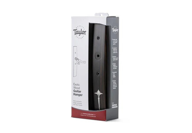 Taylor 70194 Guitar Hanger Ebony Nouveau Italian Acrylic Inlay White - Image 4