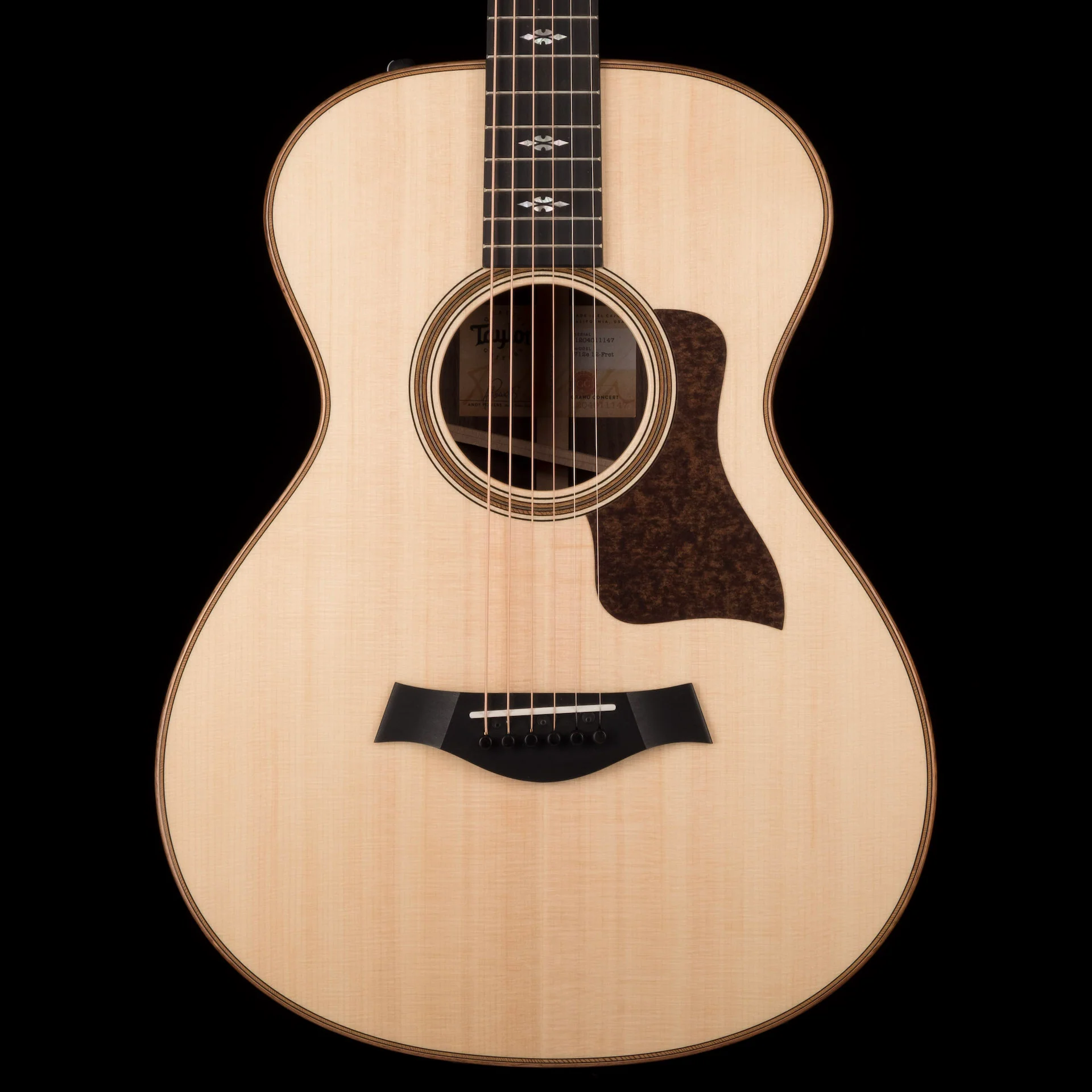 Taylor 712e 12-Fret Acoustic Electric Guitar With Case