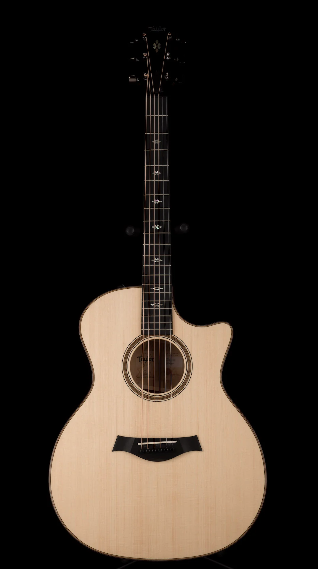 Taylor 714ce Limited Tasmanian Blackheart Sassafras and Lutz Top (2021) Acoustic Electric Guitar With Case - Serial # 1210221182 - Image 2