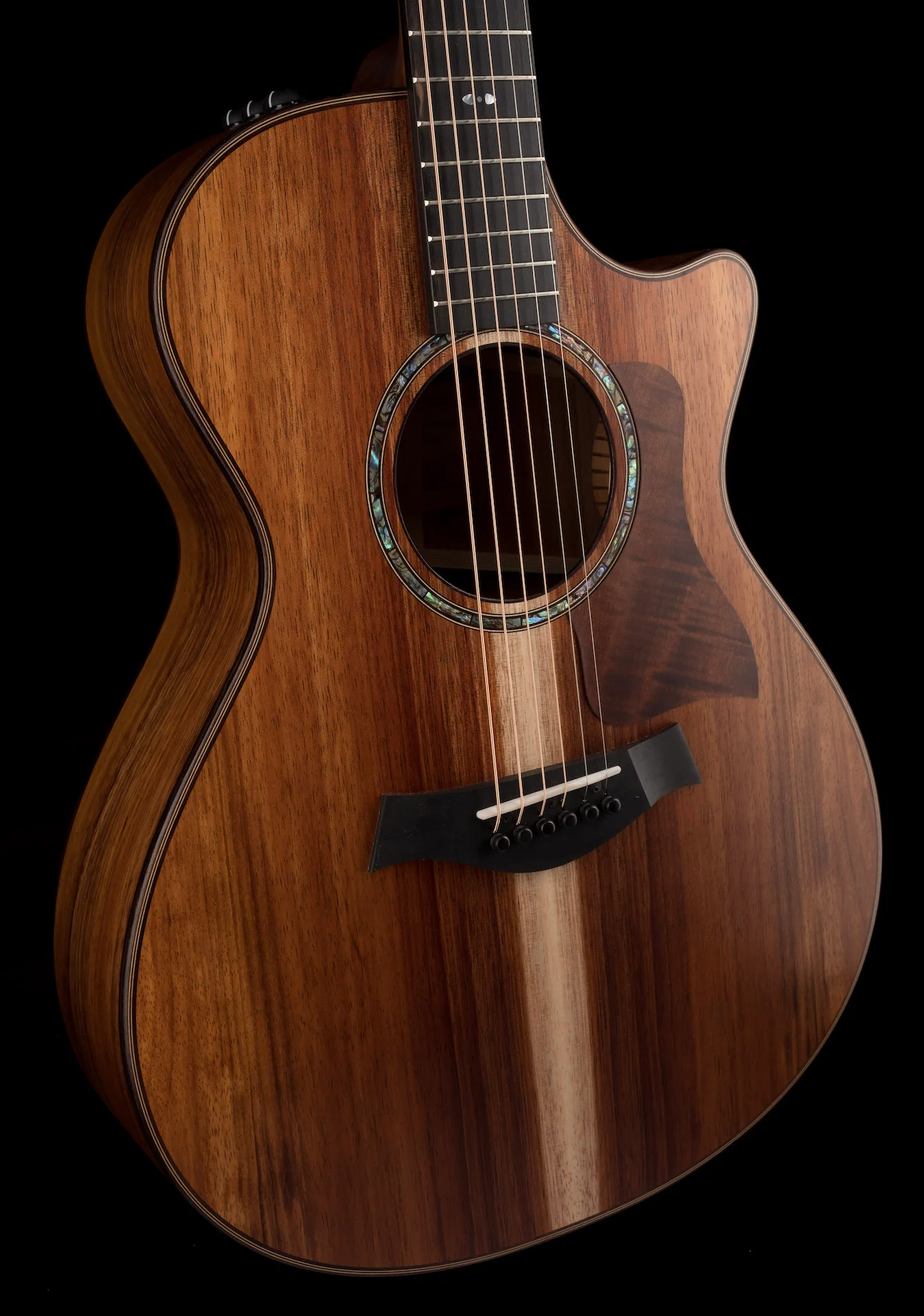 Taylor 722ce Koa Grand Concert Acoustic Electric Guitar With Case - Demo - Image 10