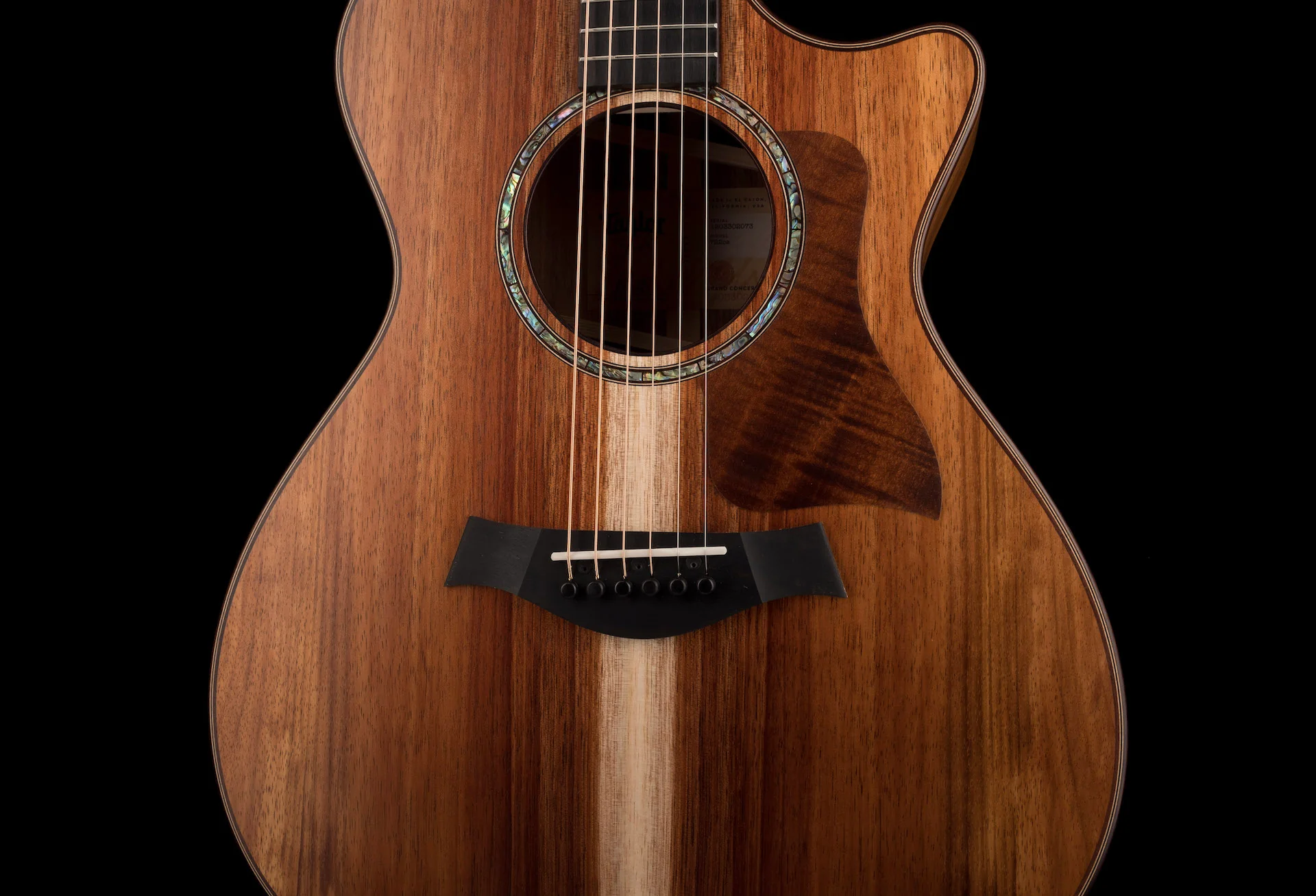 Taylor 722ce Koa Grand Concert Acoustic Electric Guitar With Case - Demo - Image 7
