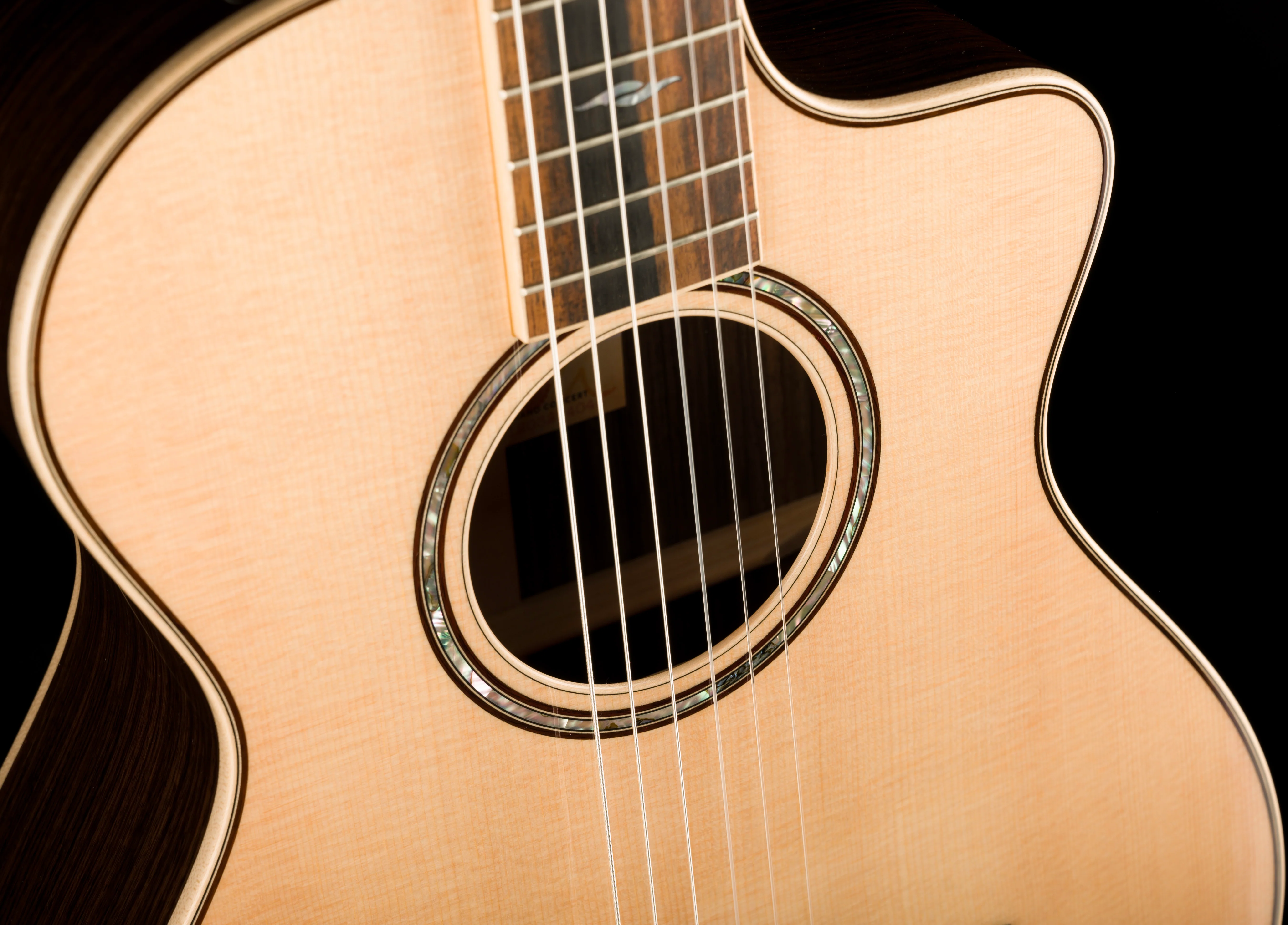 Taylor 812ce-N Grand Concert Nylon String Acoustic Electric Guitar with Case - Image 8