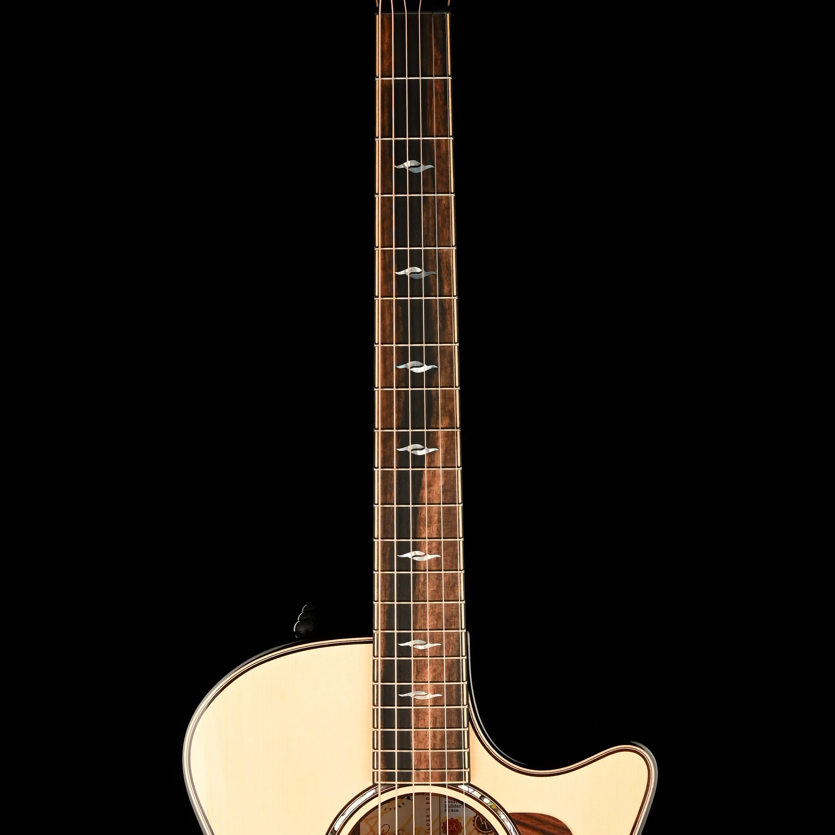 Taylor Builder's Edition 814ce Acoustic Electric Guitar With Case - Image 8