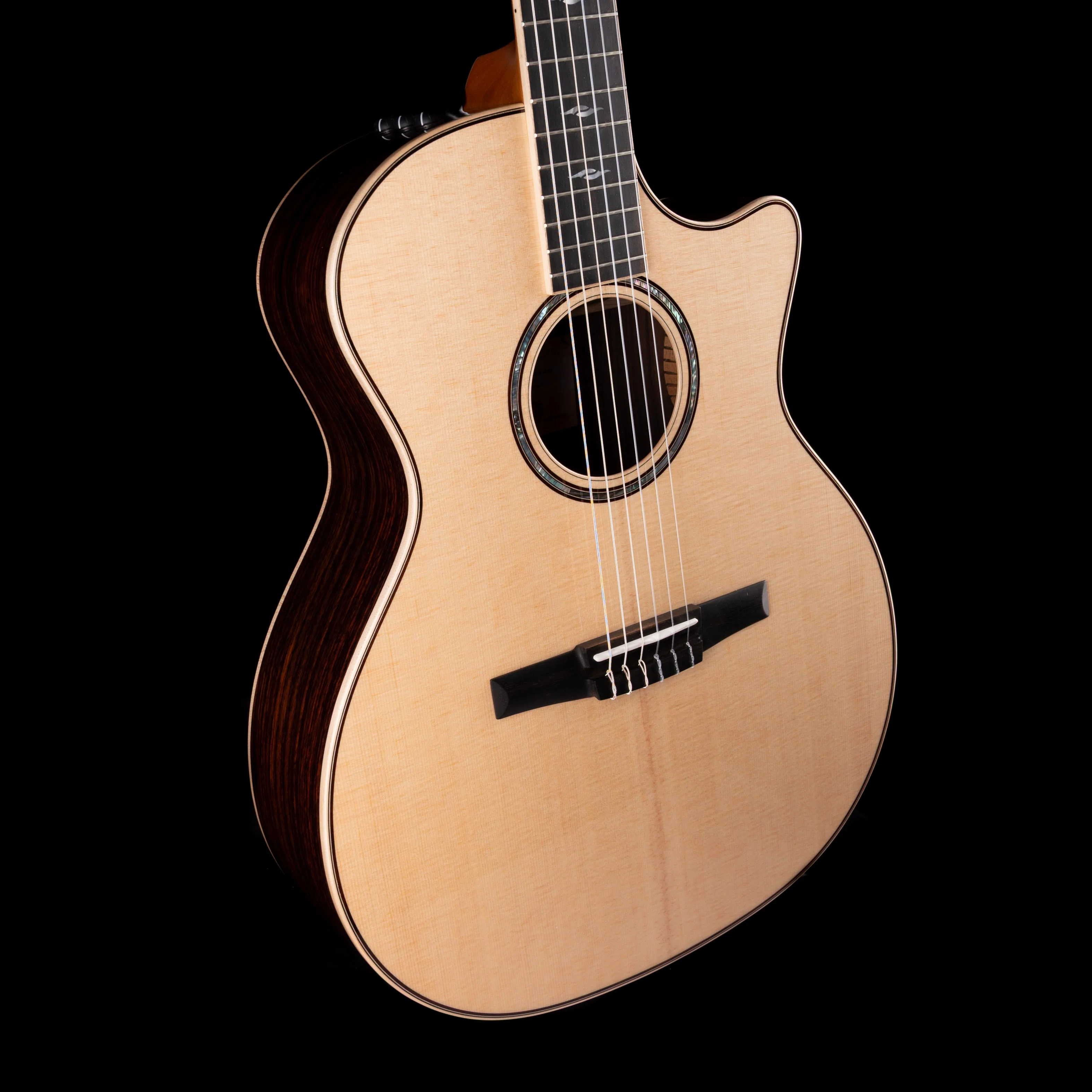Taylor 814ce-N Nylon String Acoustic Electric Guitar Natural With Case - Image 6