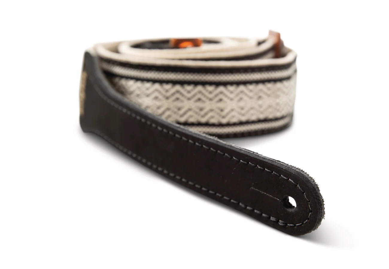 Taylor Academy Strap White/Black Jacquard Cotton 2" - Image 5