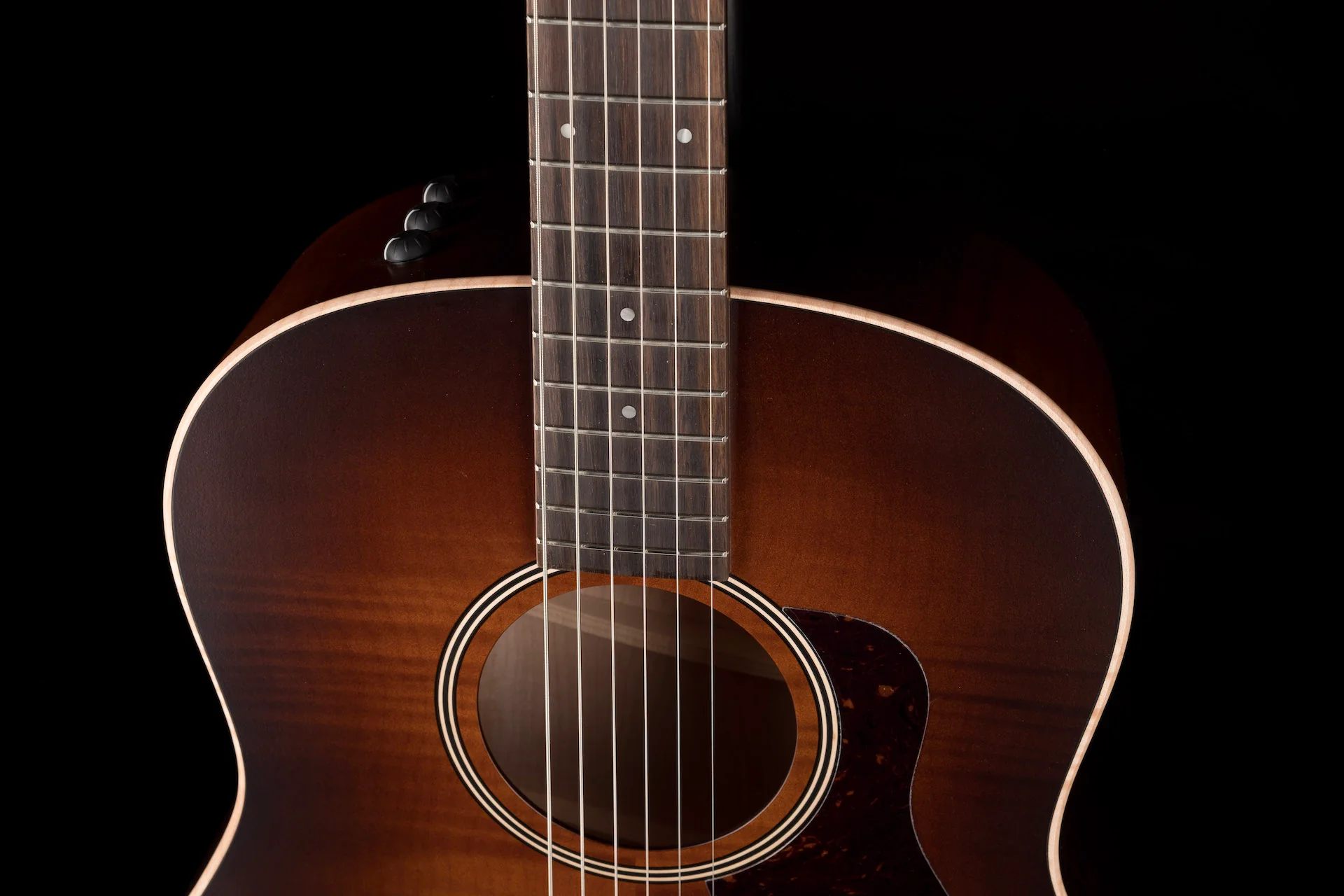 Taylor American Dream AD27e Flametop Woodsmoke (2022) Acoustic Electric Guitar With Aerocase - Serial # 1201062045 - Image 3