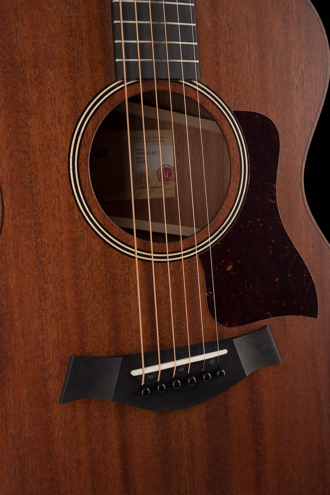 Taylor American Dream AD22e Grand Concert (2021) Acoustic Electric Guitar With Aerocase - Serial # 1209101201 - Image 7