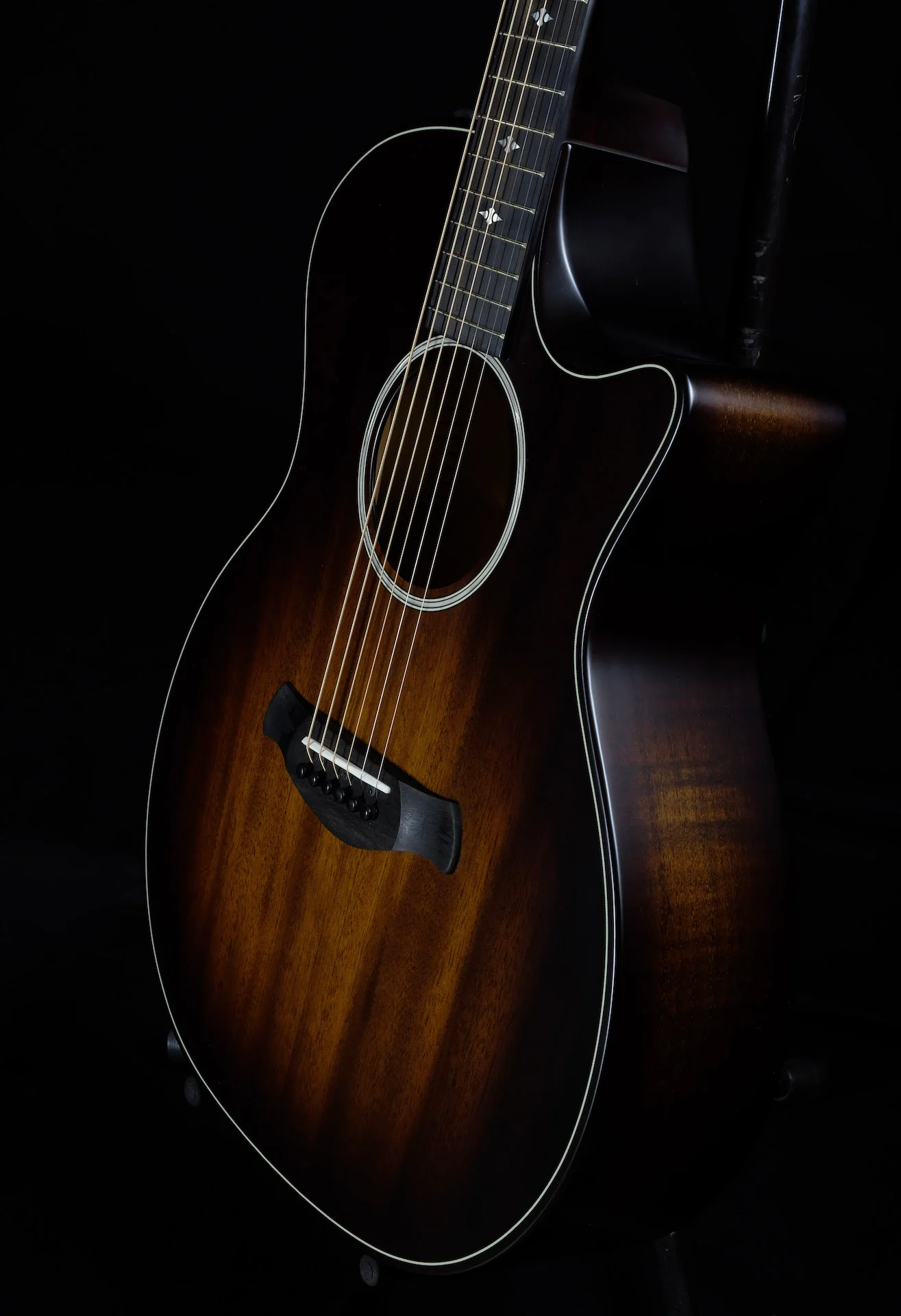Taylor Builder's Edition 324ce Acoustic Electric Guitar With Case - Image 4
