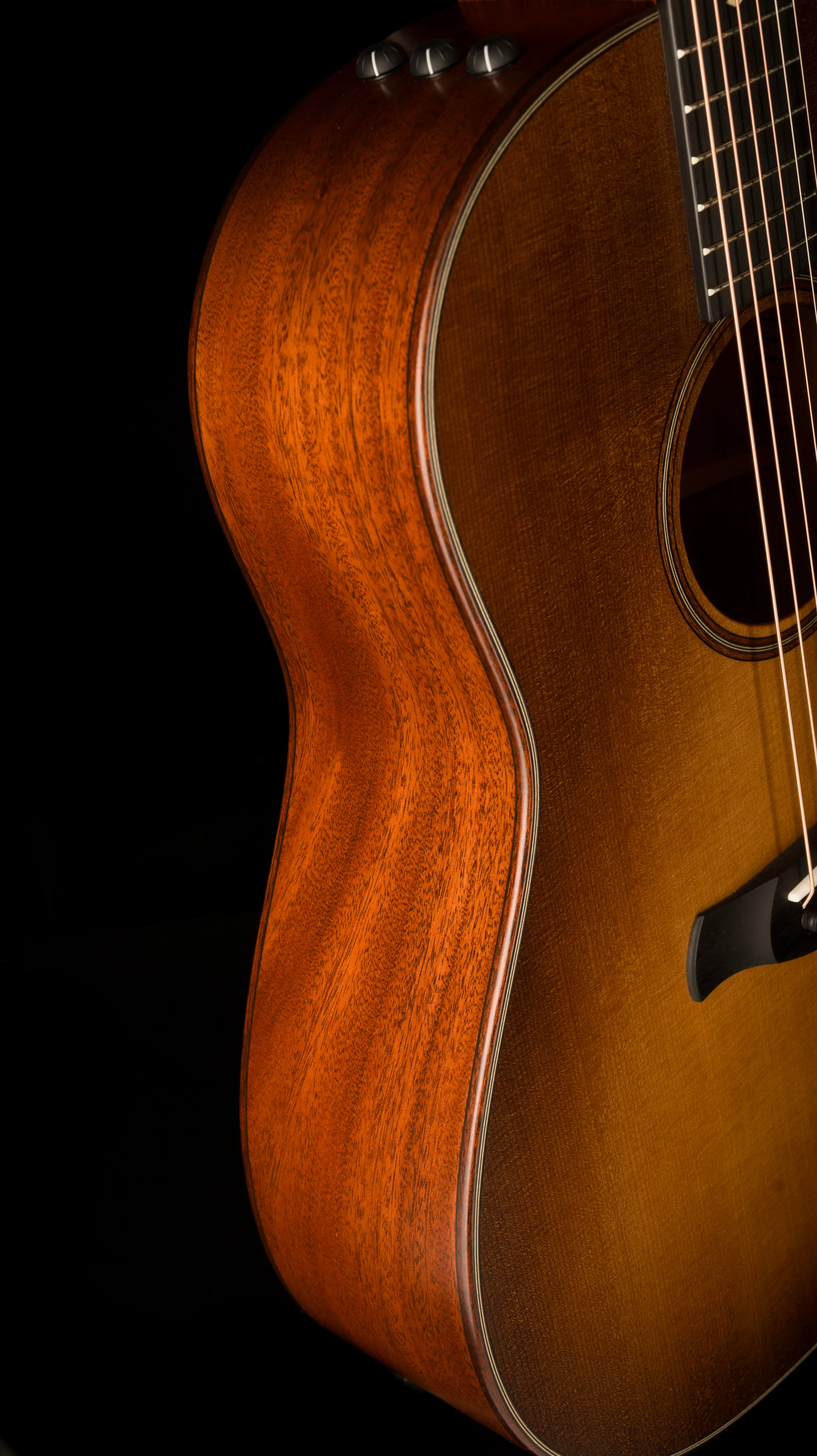 Taylor Builder's Edition 517e Grand Pacific Wild Honey Burst Acoustic Electric Guitar With Case - Serial # 1203054108  - Demo - Image 10