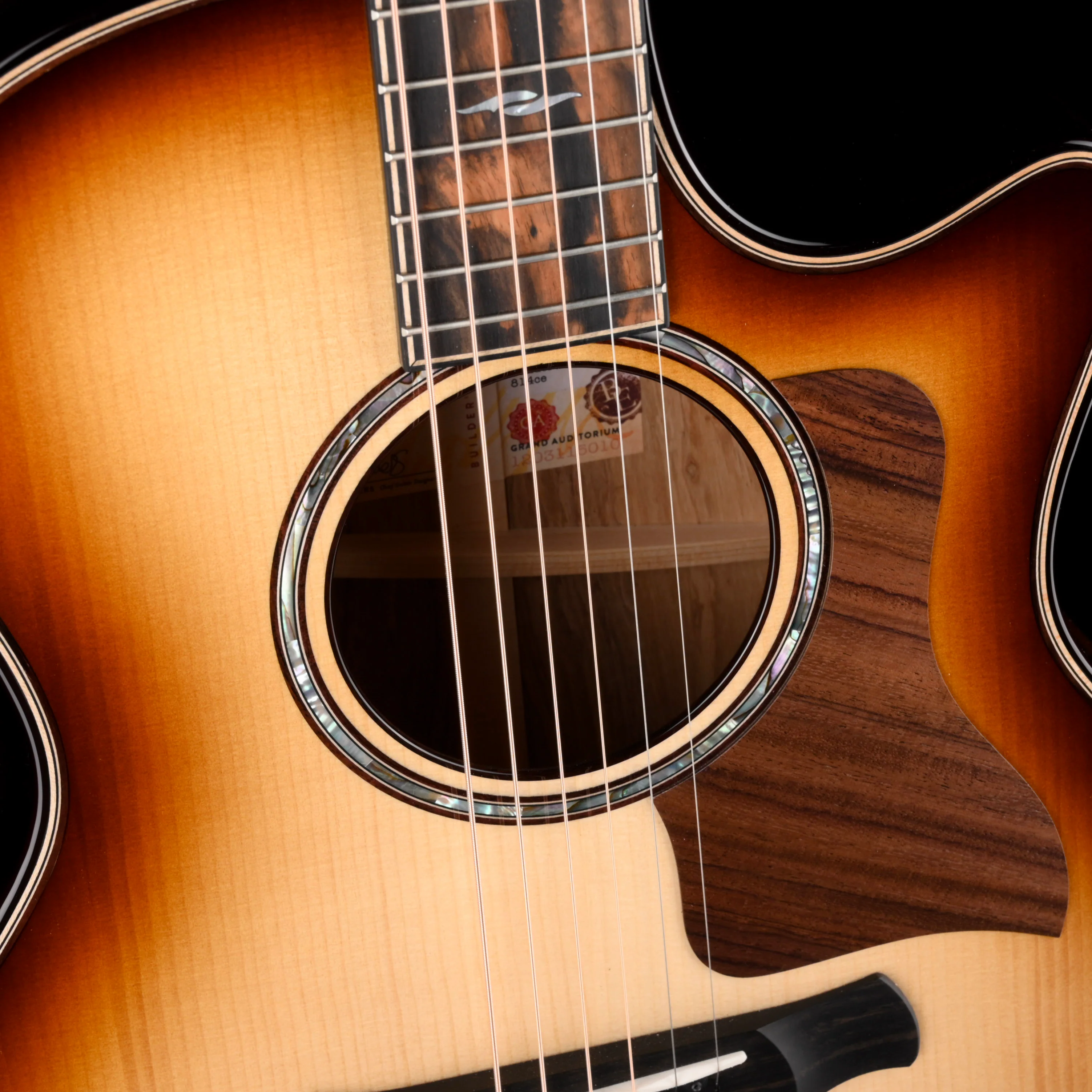 Taylor Builder's Edition 814ce Honduran Rosewood Kona Edgeburst With Case - Image 4