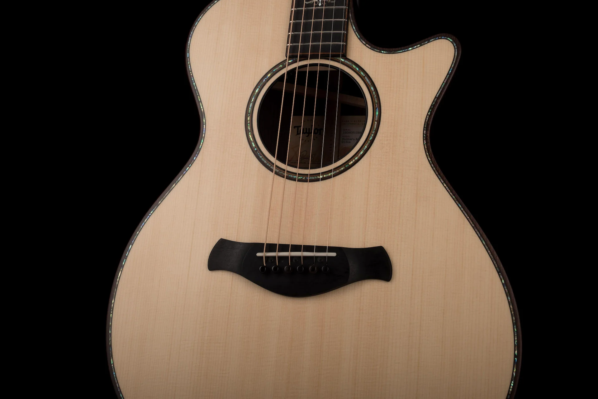 Taylor Builder's Edition 912ce Acoustic Electric Guitar With Case - Image 7
