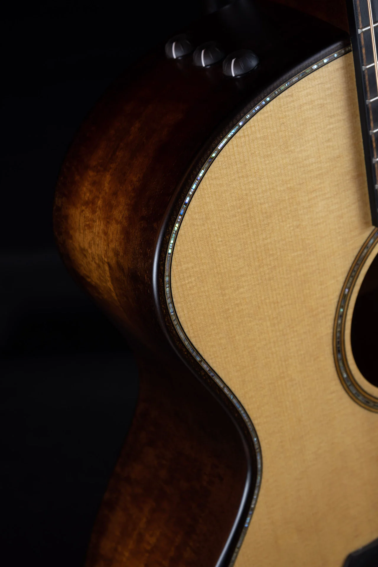 Taylor Builder's Edition K14ce Acoustic Electric Guitar With Case - Image 5