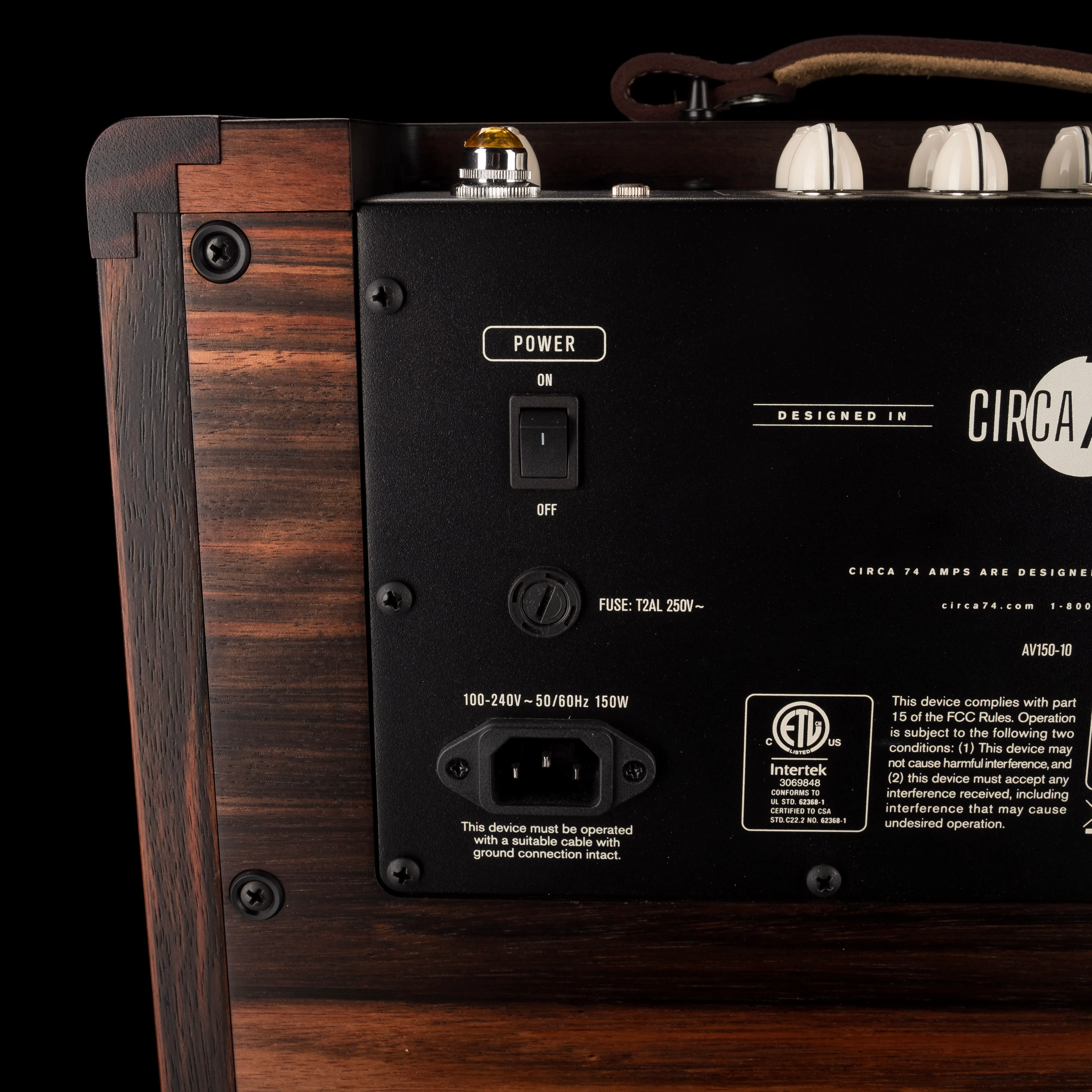 Taylor Circa 74 Limited Edition Macassar Ebony AV150-10 Acoustic Guitar Amp Combo With Stand - Image 10