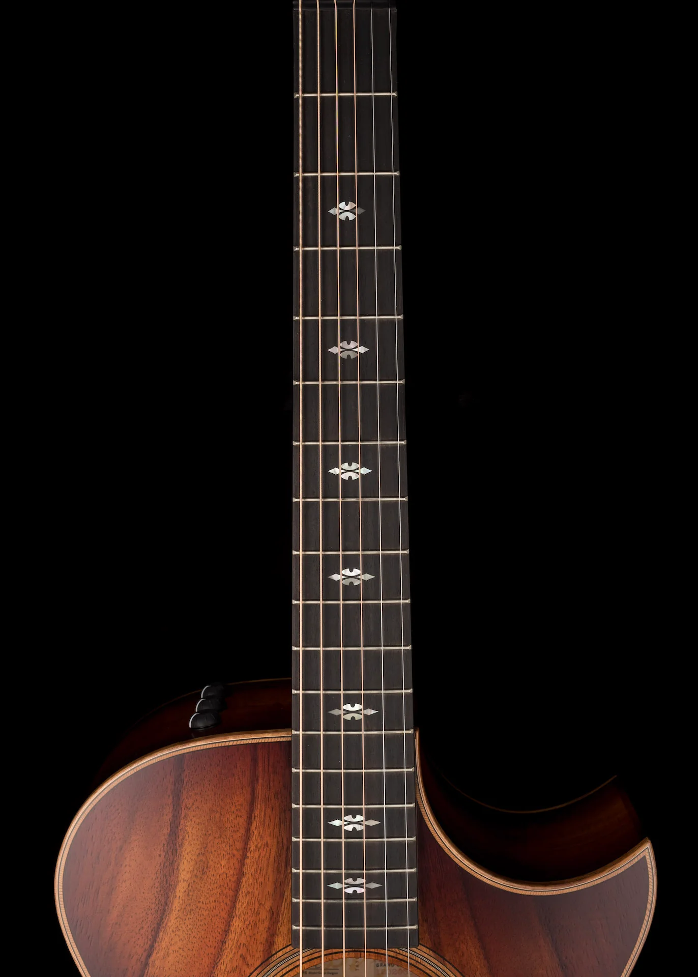 Taylor Custom Grand Concert 12-Fret Koa Shaded Edgeburst Catch # 31 with Case - Image 12