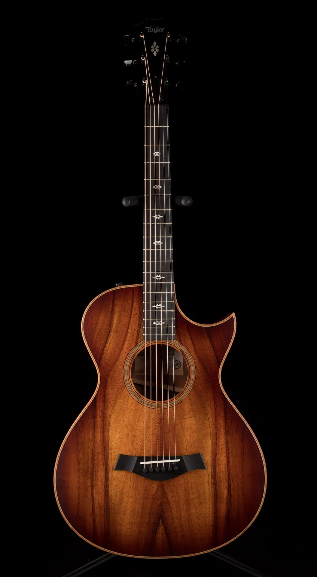 Taylor Custom Grand Concert 12-Fret Koa Shaded Edgeburst Catch # 31 with Case - Image 2