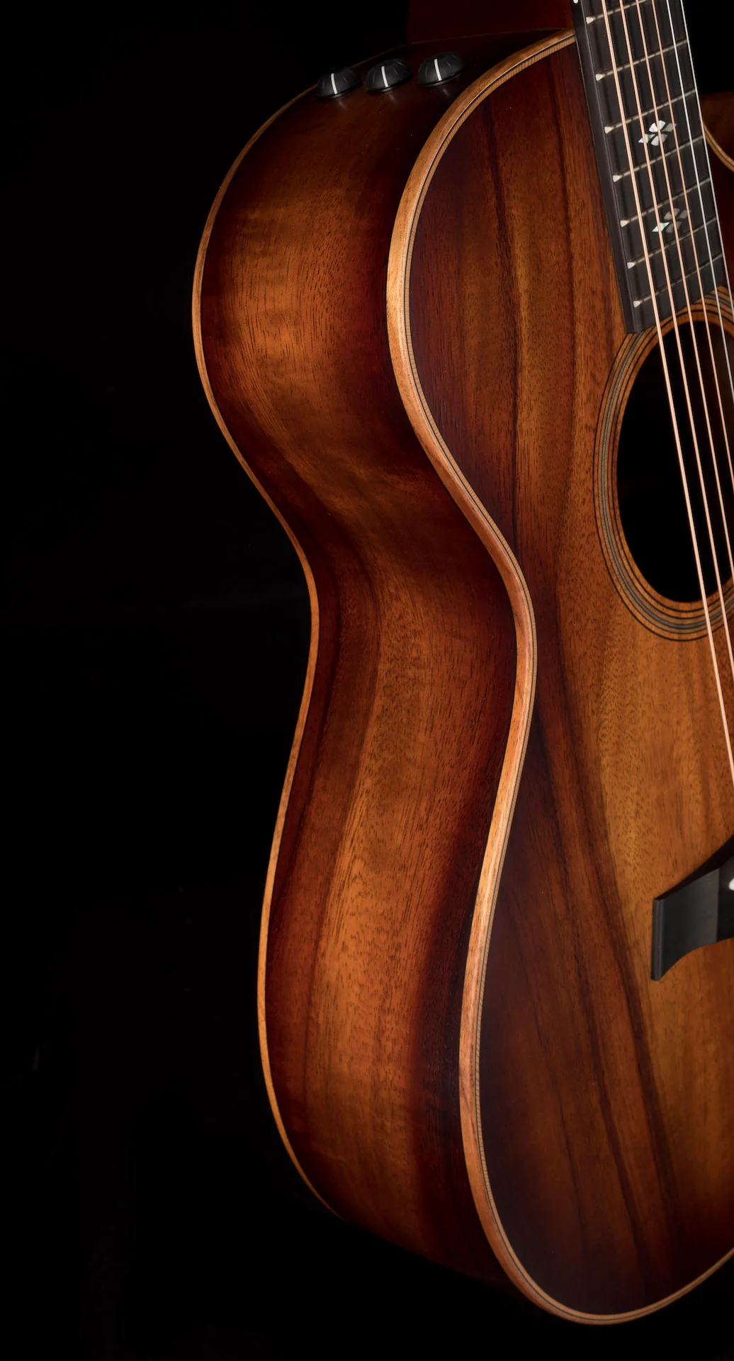 Taylor Custom Grand Concert 12-Fret Koa Shaded Edgeburst Catch # 31 with Case - Image 9