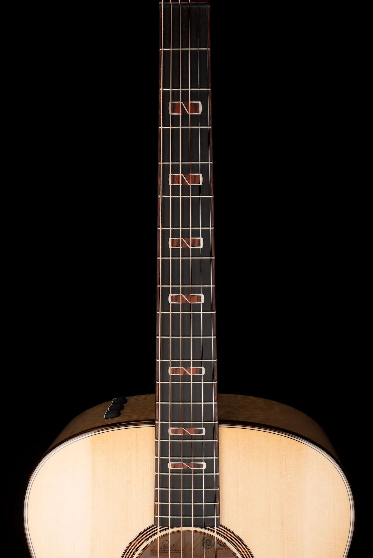 Taylor Custom Grand Orchestra Quilted Big Leaf Maple and Lutz Spruce Catch # 30 With Case - Image 13