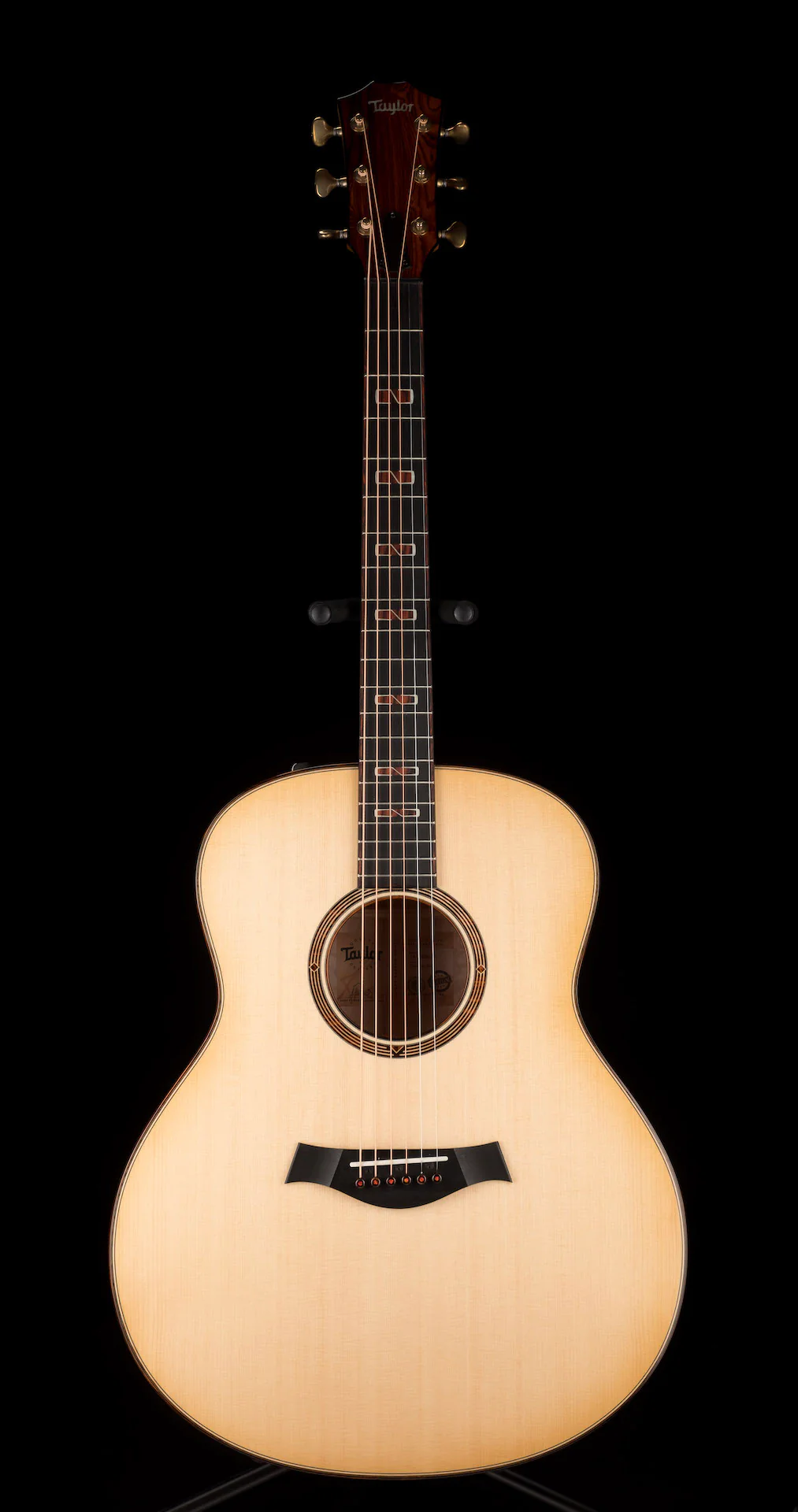 Taylor Custom Grand Orchestra Quilted Big Leaf Maple and Lutz Spruce Catch # 30 With Case - Image 3