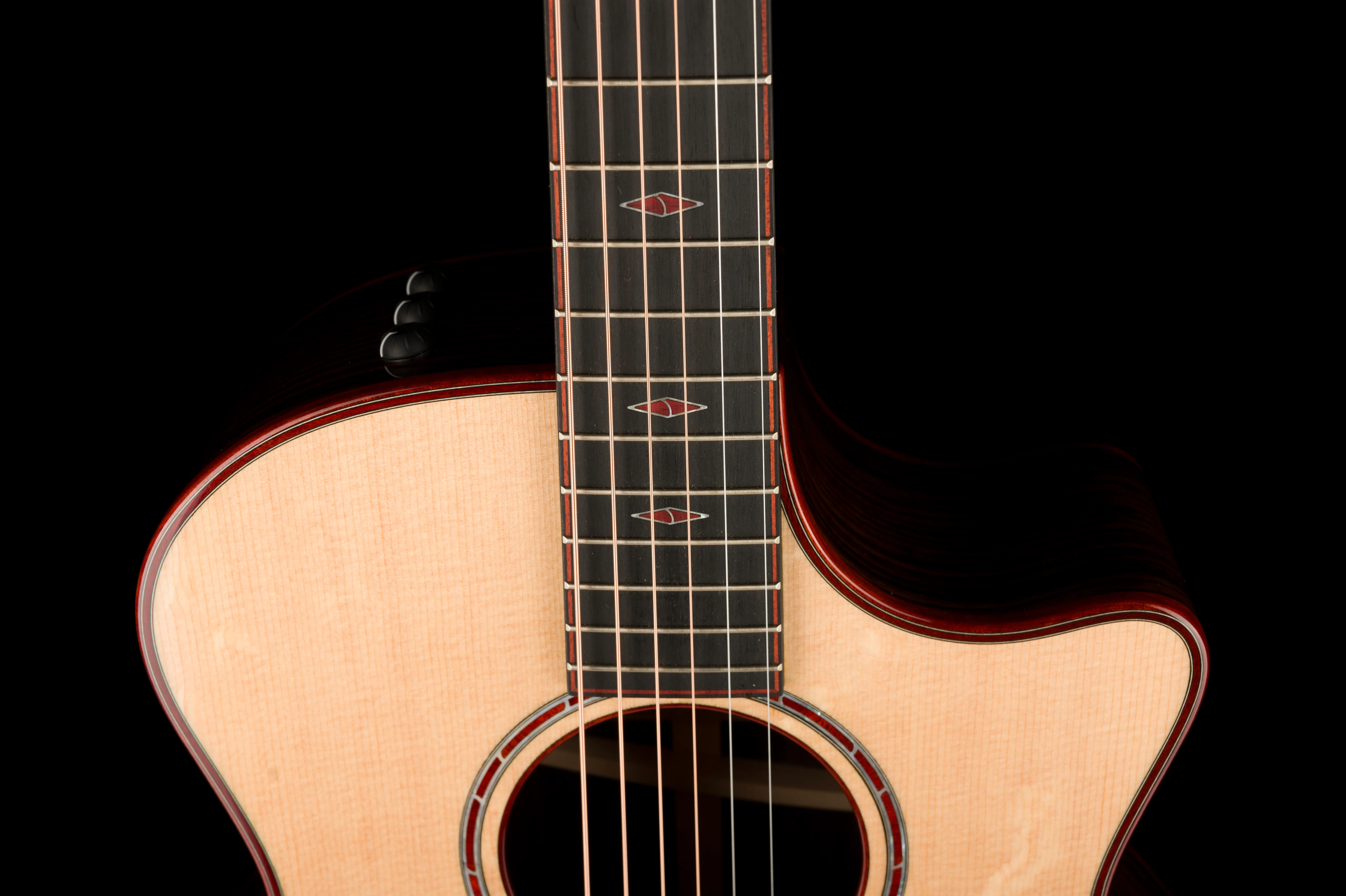 Taylor Custom Grand Auditorium C14ce Bearclaw Catch Event # 14 With Case - Image 4