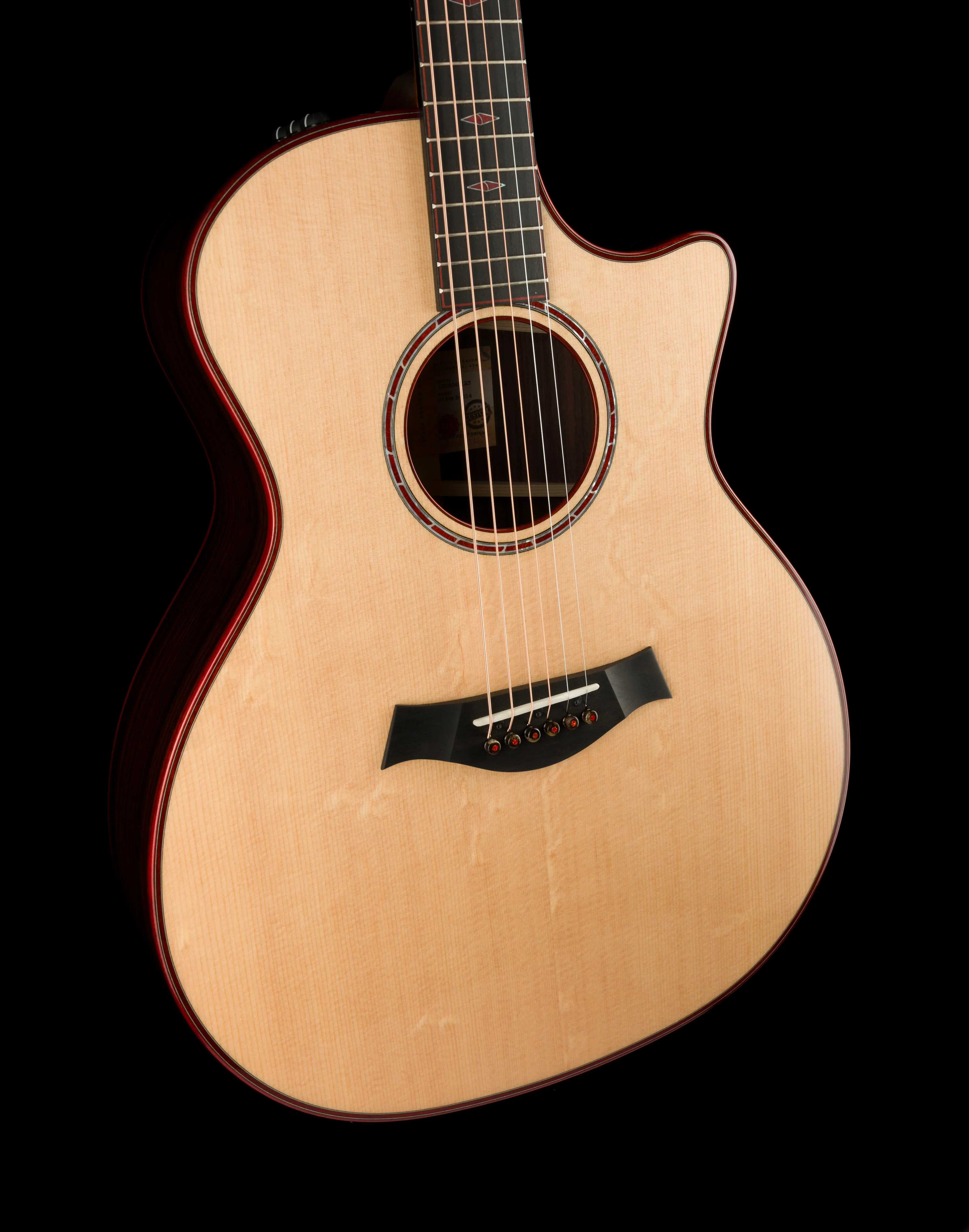 Taylor Custom Grand Auditorium C14ce Bearclaw Catch Event # 14 With Case - Image 9
